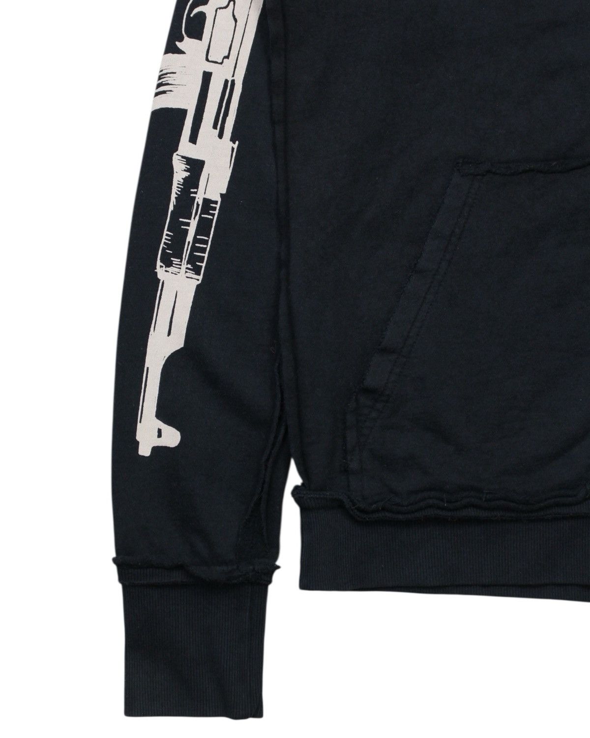 If Six Was Nine 2000S RETRIBUTION BY AFFLICTION – GUN RHINESTONE ZIP HOODIE Size US M / EU 48-50 / 2 - 4 Thumbnail