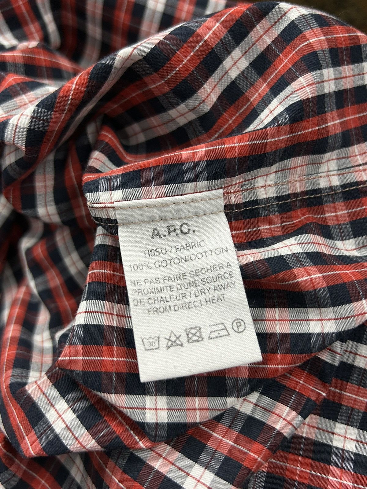 A.P.C. Apc long sleeve shirt cotton Size US M / EU 48-50 / 2 - 9 Thumbnail