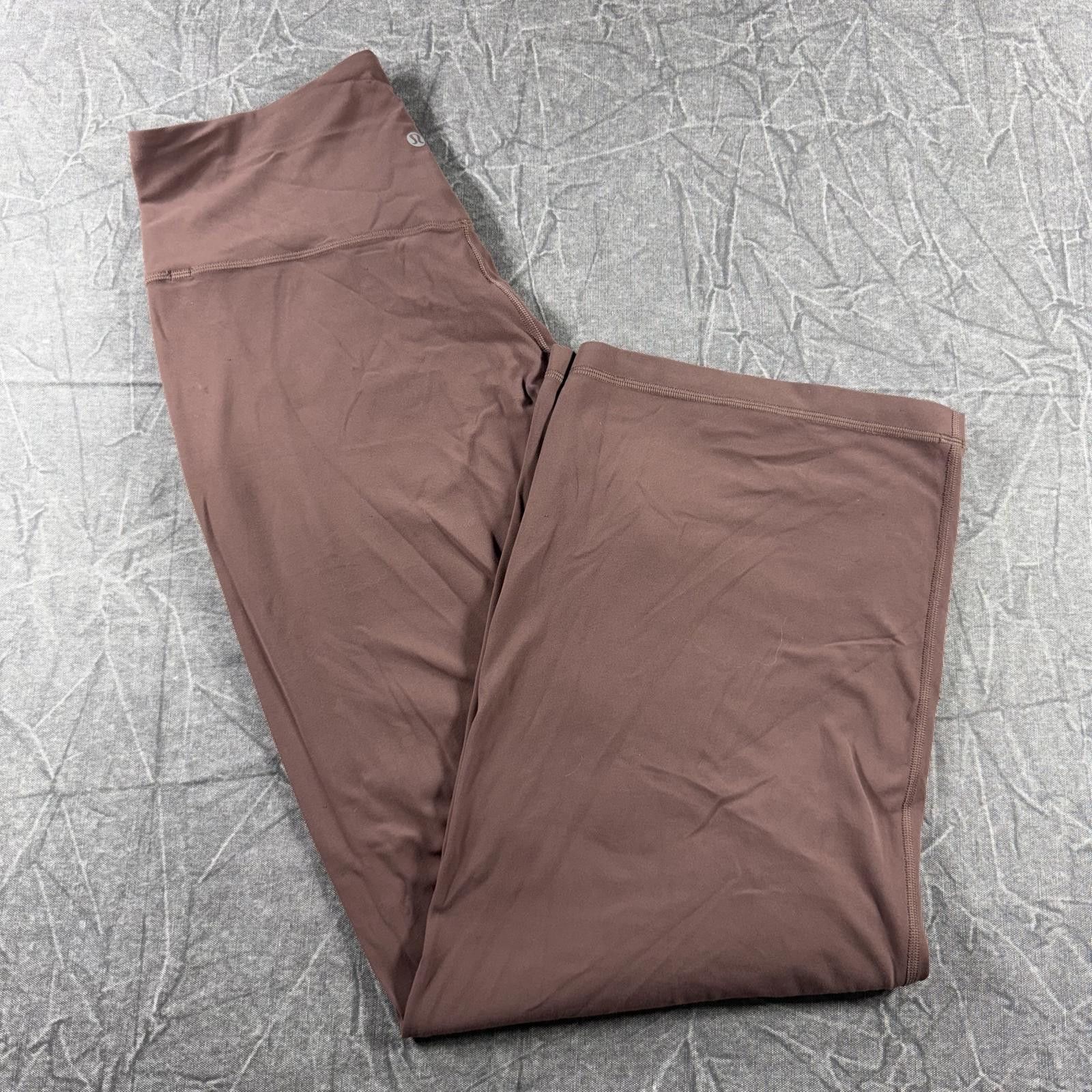 Lululemon Lululemon Leggings Women's 10 Rust Pink Wide Leg Size 32" / US 10 / IT 46 - 1 Thumbnail