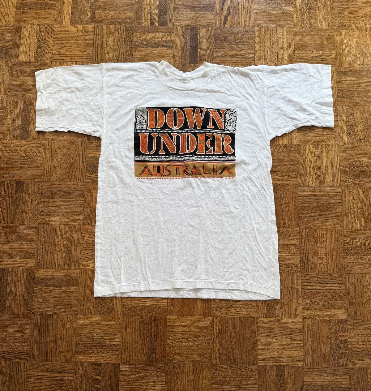 Vintage Vintage 90s Australia Down Under Graphic Tee Size US L / EU 52-54 / 3 - 1 Thumbnail