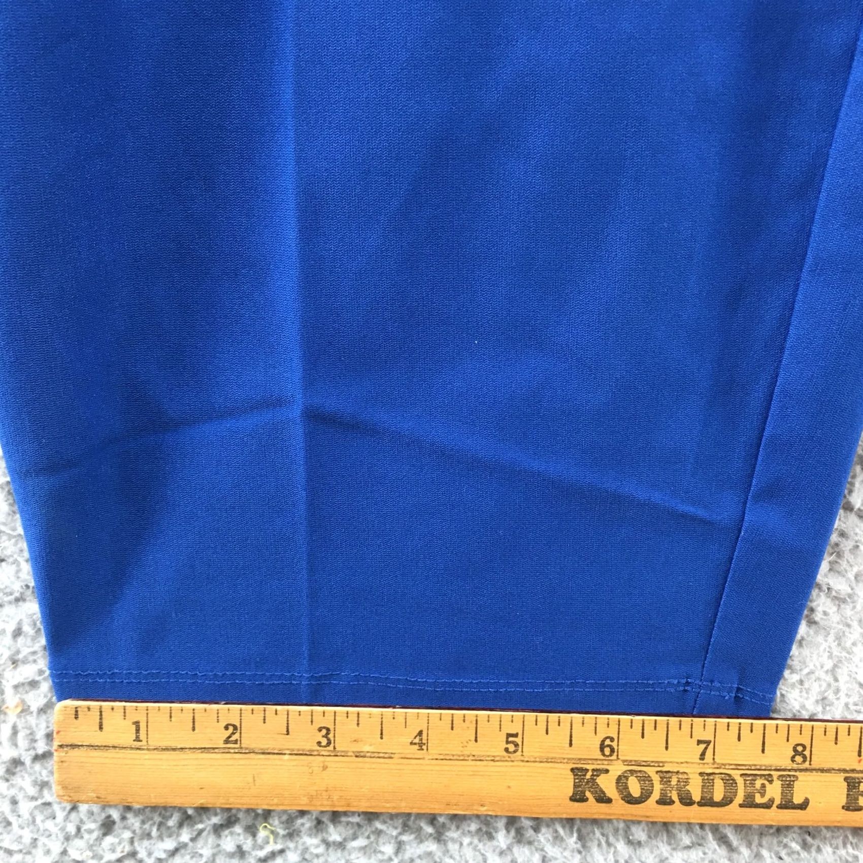 Worthington Worthington Skinny Pants Womens 26W Blue Solid Rayon Blend High Rise Casual NWT Size 26" / US 2 / IT 38 - 7 Thumbnail