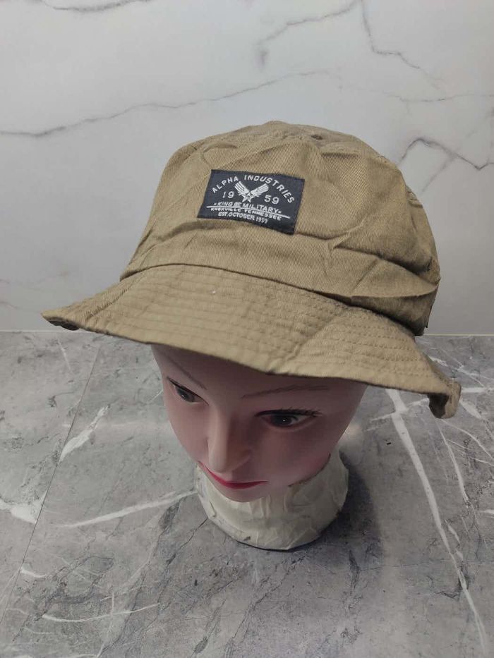 Alpha Industries Vintage Alpha Industries Bucket Hat Size ONE SIZE - 1 Thumbnail