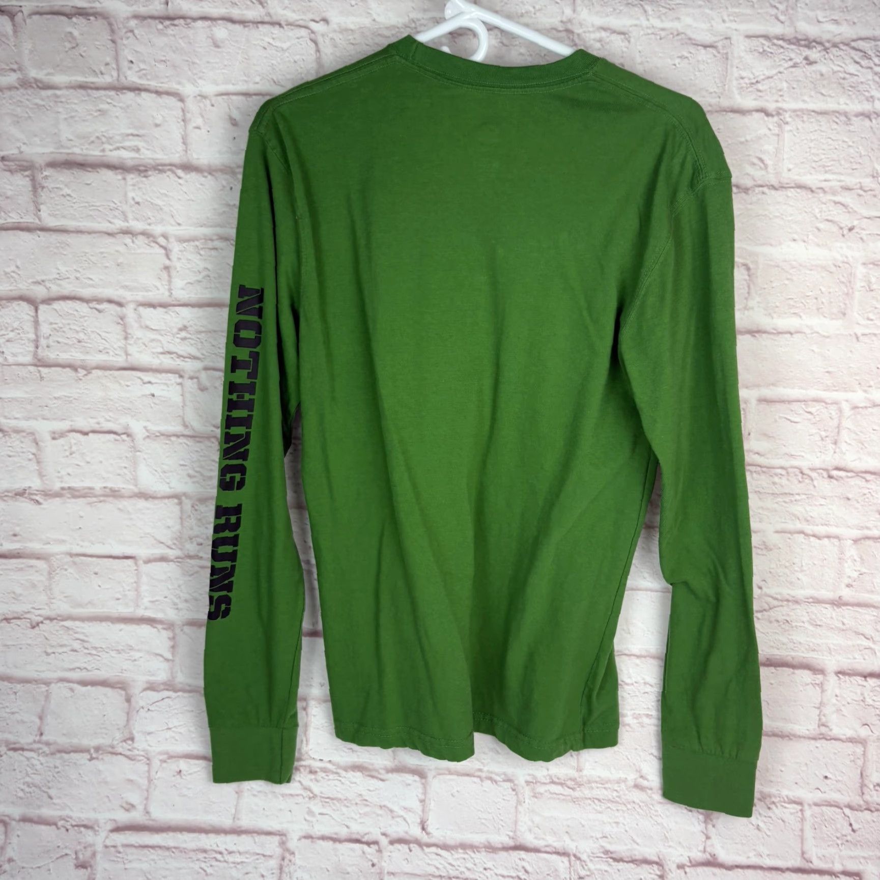 John Deere VINTAGE John Deere Shirt Mens Small Green Long Sleeve Nothing Runs Like A Deere Tee Size US S / EU 44-46 / 1 - 4 Thumbnail
