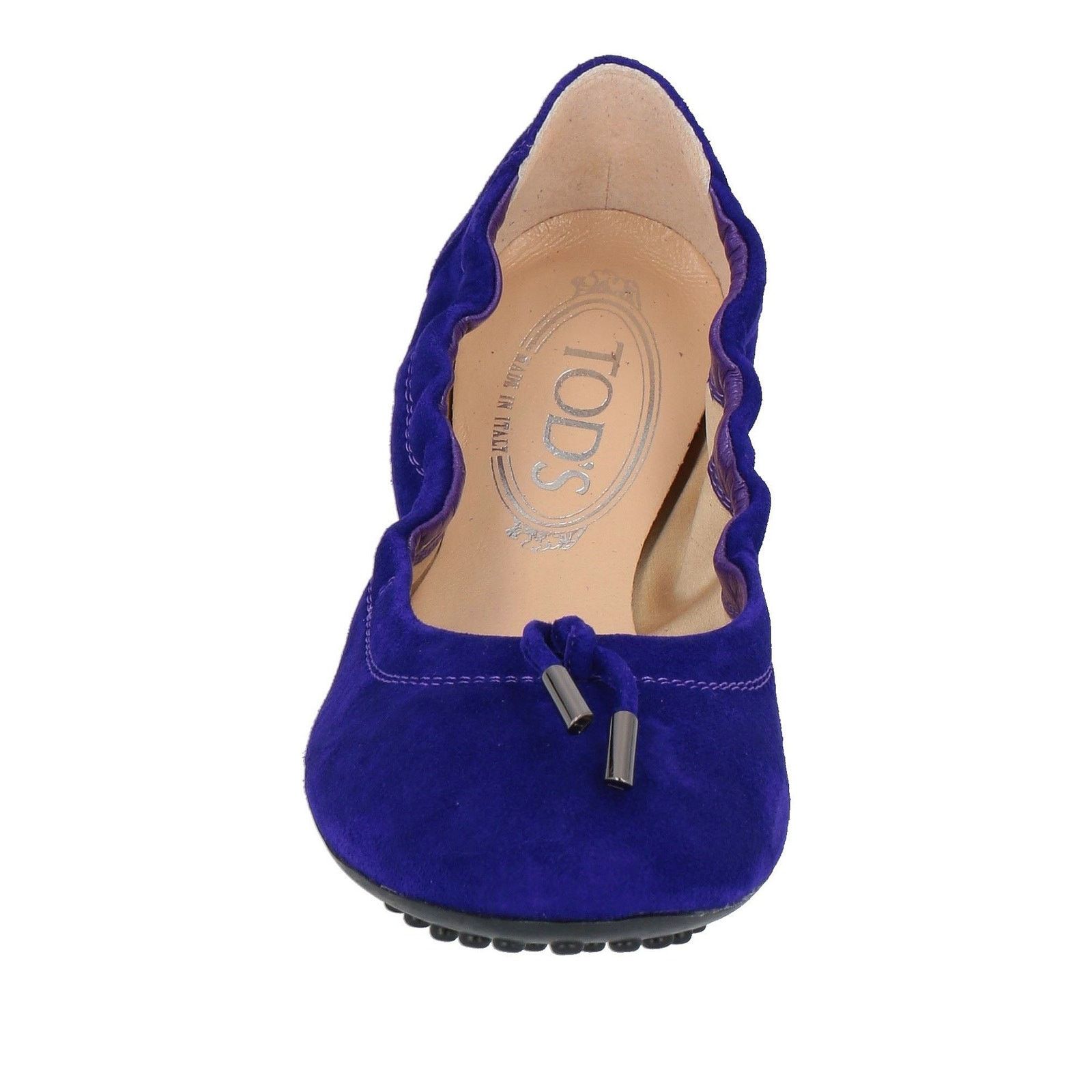 Tod's Tods Purple Suede Ballerina Dee Laccetto Ballet flats sz. 38 Size US 8 / IT 38 - 3 Thumbnail