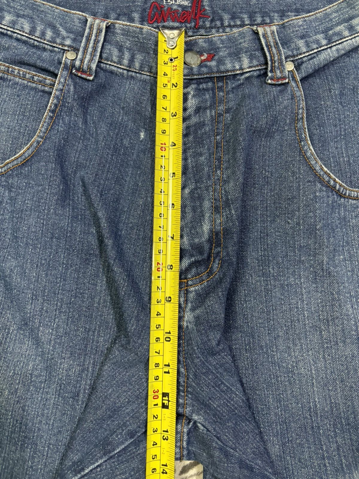 Airwalk Vintage Airwalk Blue Wash Faded Baggy Carpenter Cargo Jeans Size US 31 - 21 Thumbnail