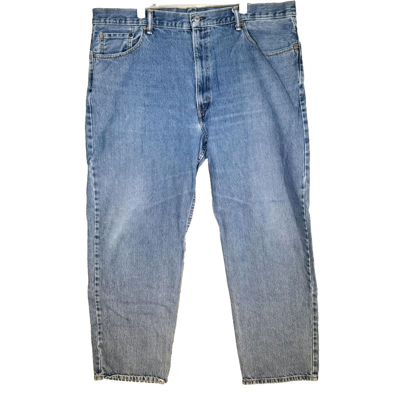 Levi's Levis 550 Jeans Mens 44x32 43x31 Blue Medium Wash Relaxed Tapered Denim Size US 44 / EU 60 - 2 Thumbnail