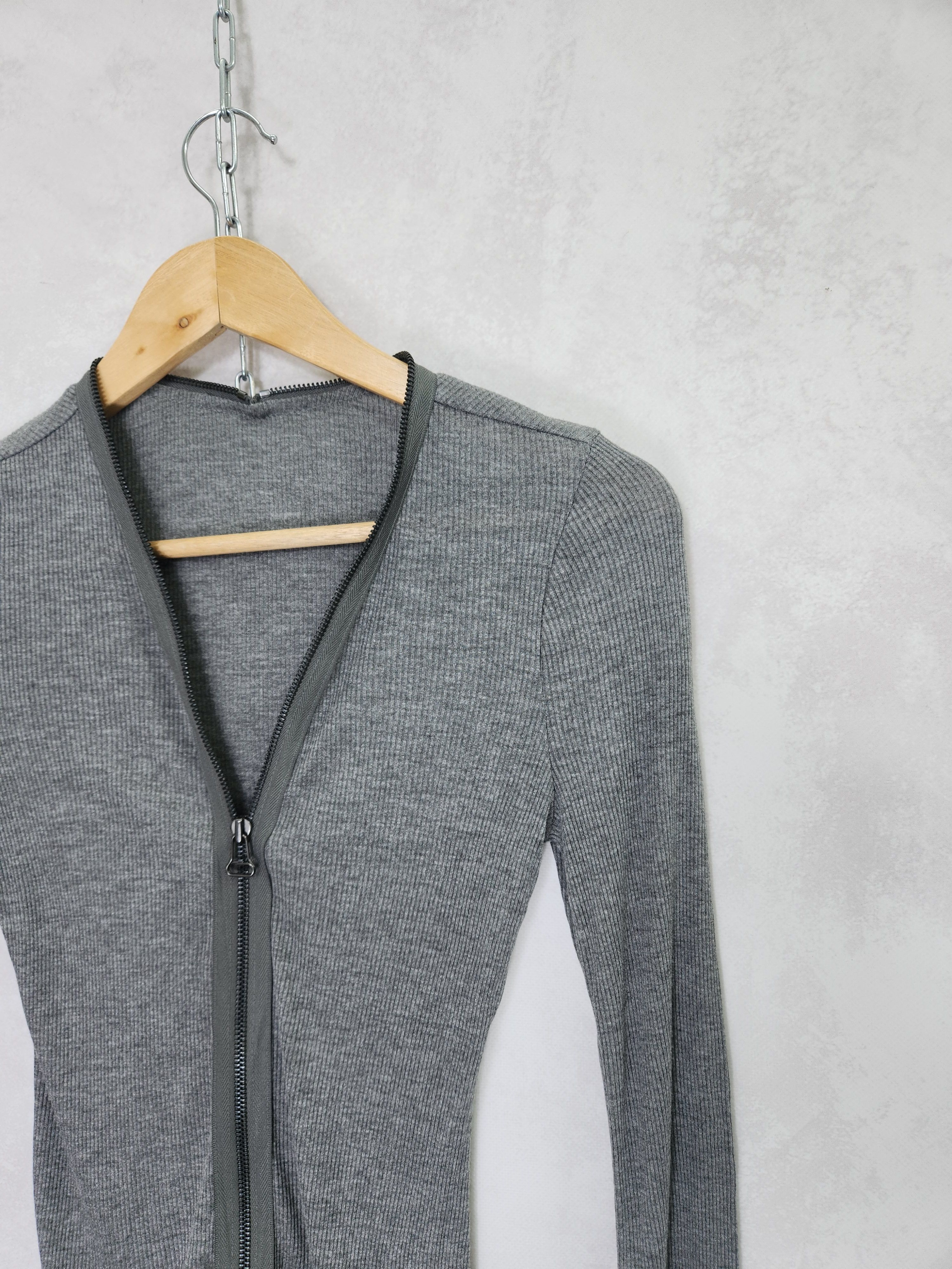 Alexander Wang T Alexander Wang gray modal full zip long sleeve size S Size S / US 4 / IT 40 - 5 Thumbnail