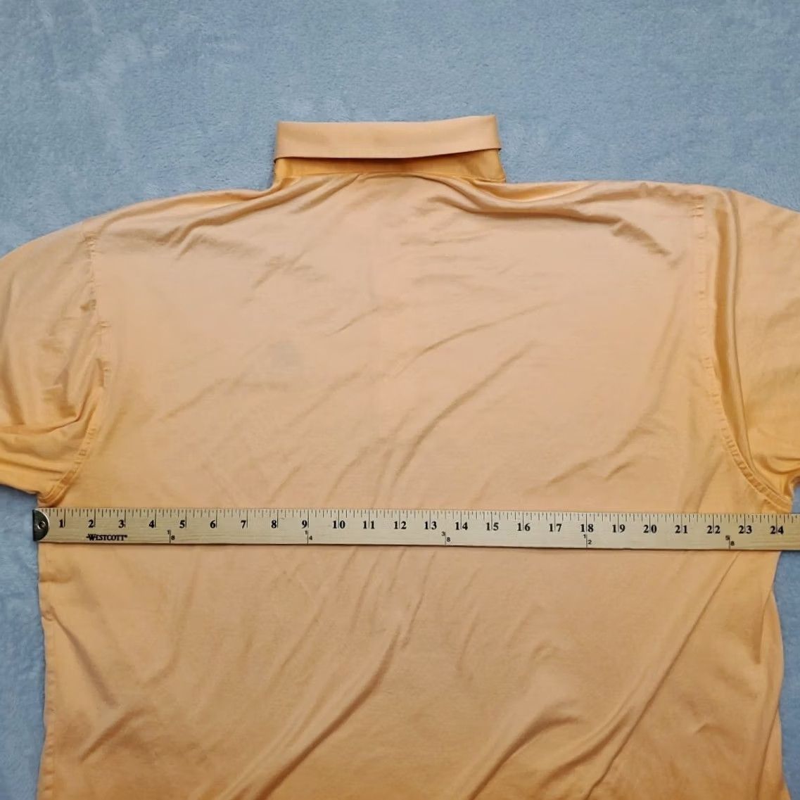 Peter Millar VTG Peter Millar Polo Shirt Mens XL Orange Red Striped 100% Cotton Golf Casual Polo Shirt Mens XL Orange Red Size US XL / EU 56 / 4 - 7 Thumbnail