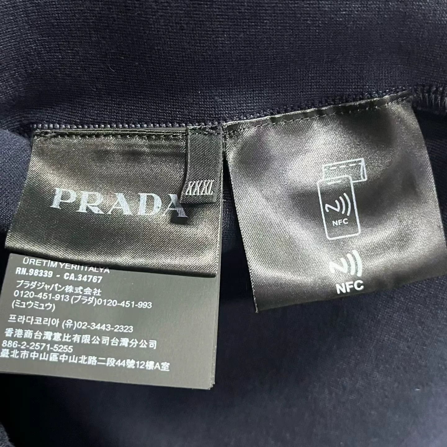 Prada Prada Blue Cotton Crewneck Sweatshirt Size US XXS / EU 40 - 3 Thumbnail