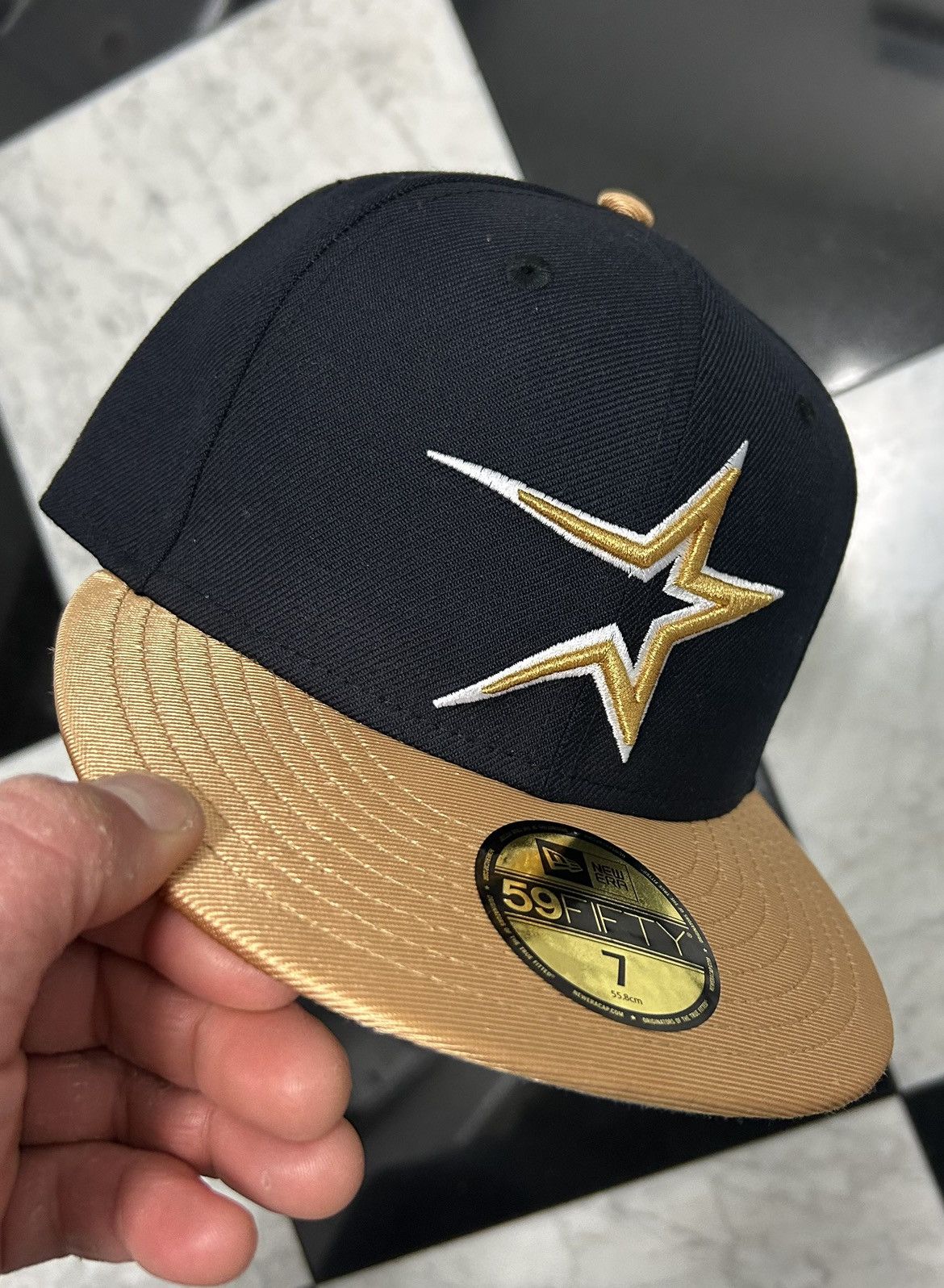 New Era Exclusive Astros fitted hat size 7 Size ONE SIZE - 1 Thumbnail
