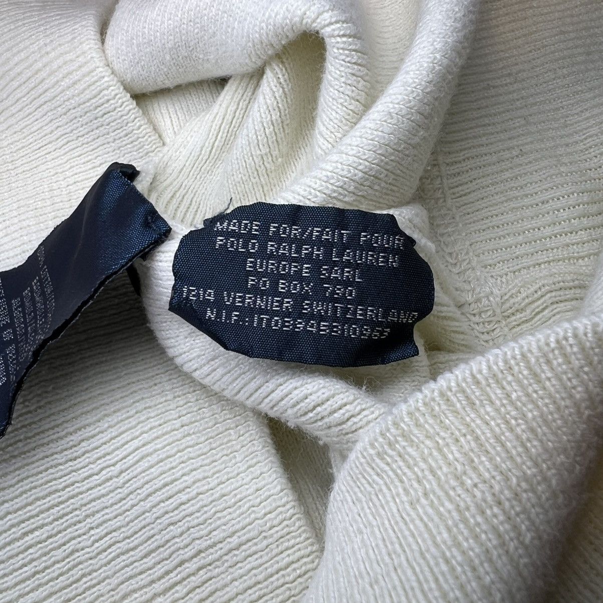Polo Ralph Lauren Polo Ralph Lauren Sweater Sweatshirt Size M Color Milk White Size US M / EU 48-50 / 2 - 21 Thumbnail