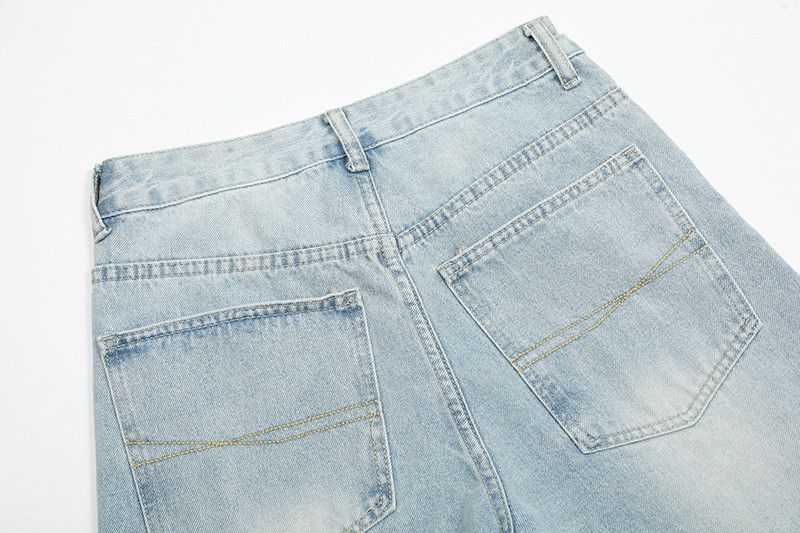 Jean American Cleanfit Casual Washed Jeans for Men Size US 32 / EU 48 - 5 Thumbnail