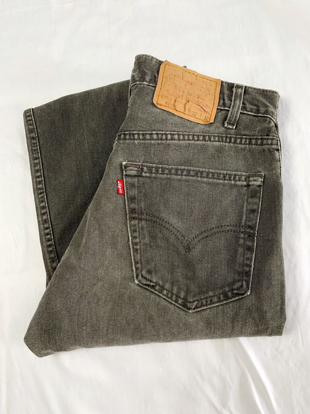 Levi's Levis 505 gray stone black jeans pant 32x32 Size US 32 / EU 48 - 9 Thumbnail