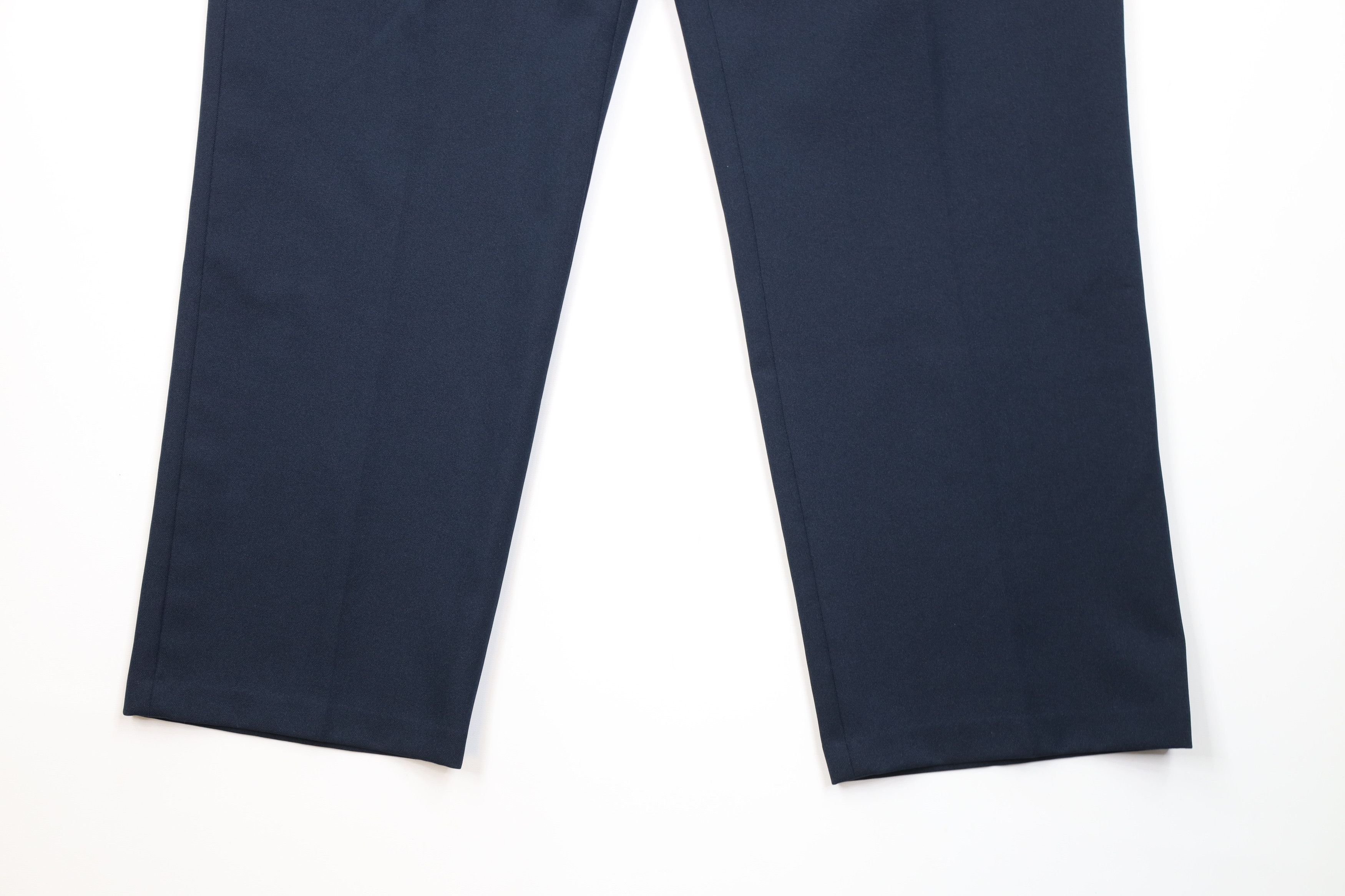 Levi's Vintage 90s Levis Wide Leg Chino Pants Navy Blue Polyester Size US 38 / EU 54 - 4 Thumbnail