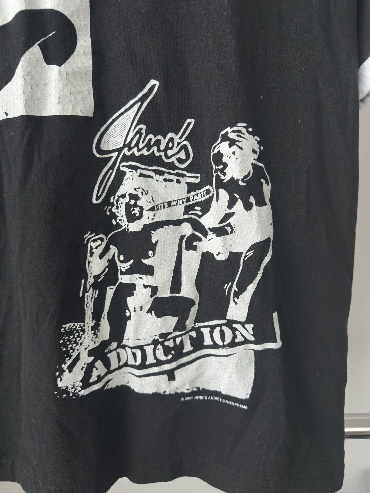 Supreme Supreme Jane’s Addiction Ringer Tee Black White Size US S / EU 44-46 / 1 - 4 Thumbnail