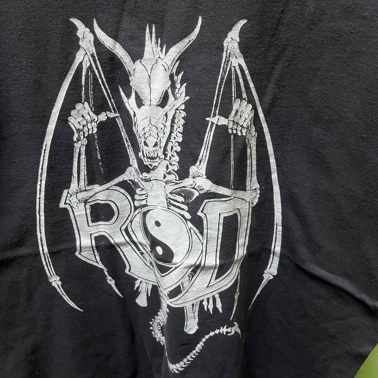 WWE Rare Vintage Y2K Rob Van Dam Dragon Skeleton Tees WWE Size US L / EU 52-54 / 3 - 3 Thumbnail