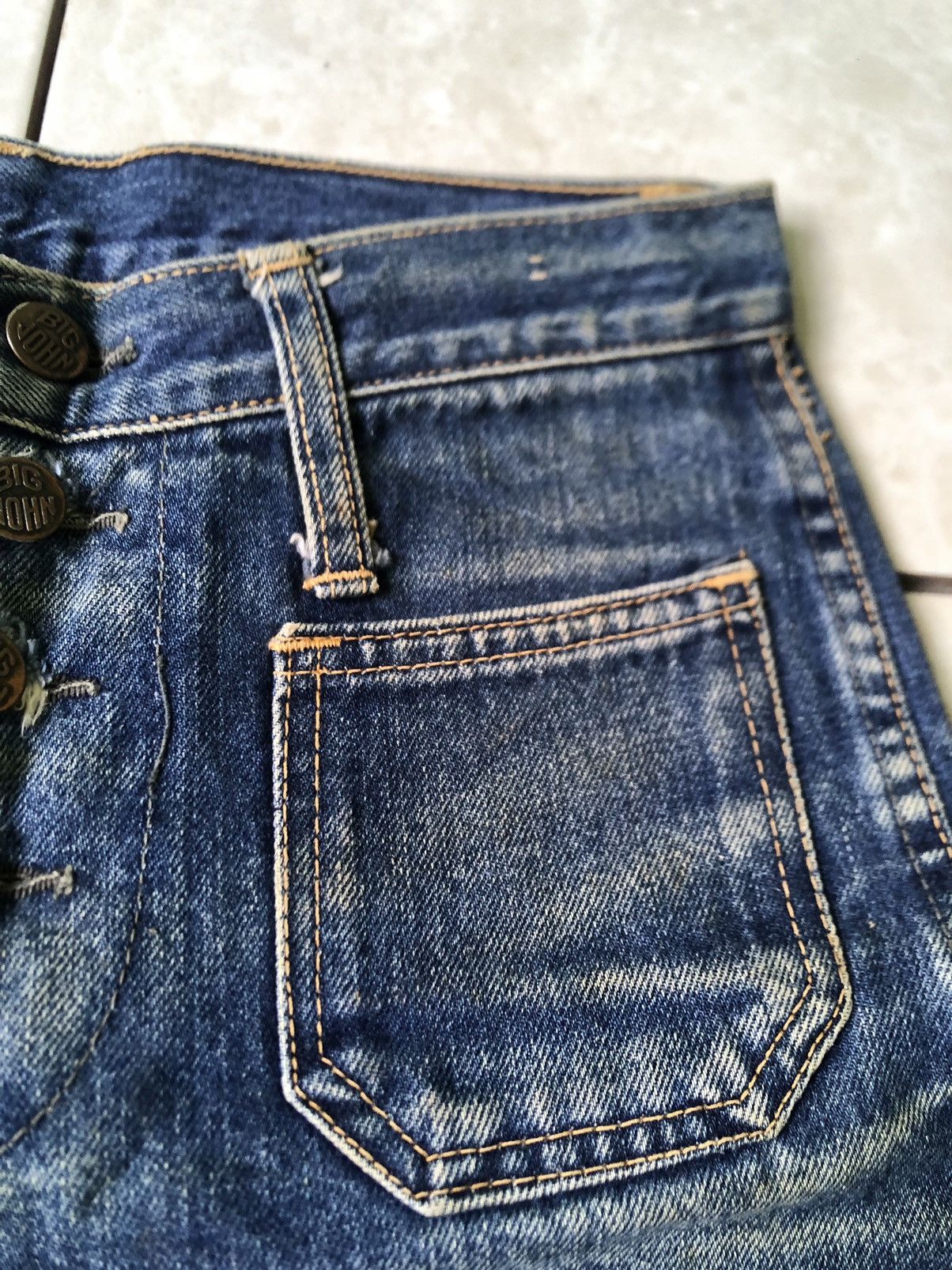 Big John × Japanese Brand × Vintage 🔥Vintage Japan BIG JOHN Bootcut Denim Size US 27 - 7 Thumbnail