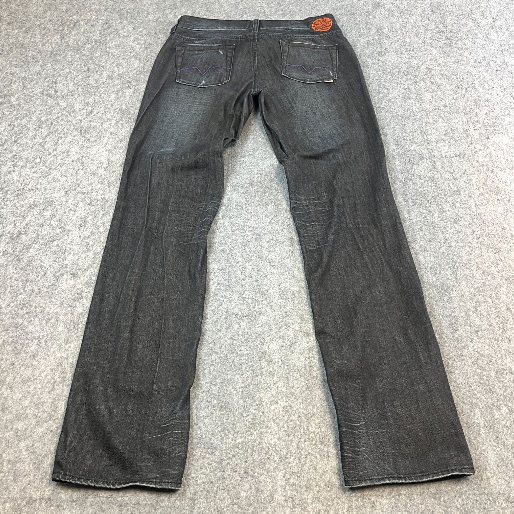Hugo Boss HUGO BOSS Jeans Slim Bootcut 30 Womens Denim Grey Charcoal Wash 32 5-Pocket Design Comfort Easy Care Pockets Vintage: No Size 30" / US 8 / IT 44 - 2 Thumbnail