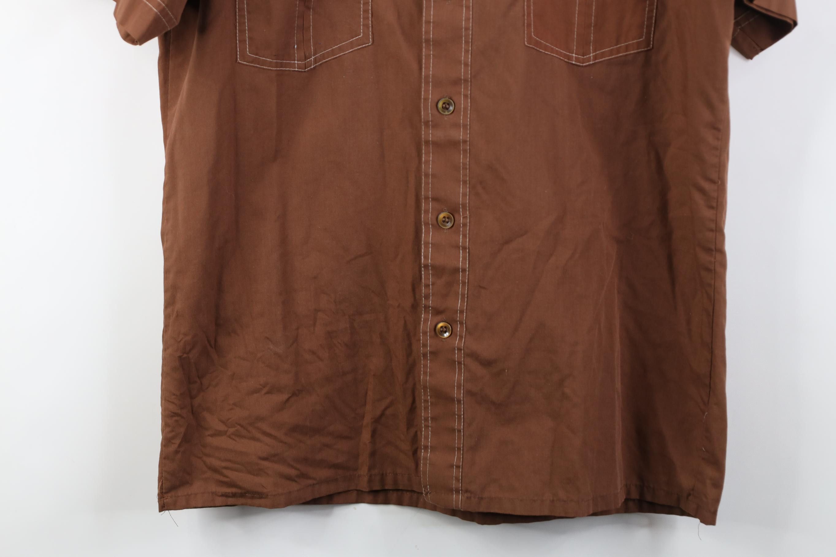 Vintage Vintage 70s Streetwear Collar Short Sleeve Button Shirt Size US M / EU 48-50 / 2 - 3 Thumbnail