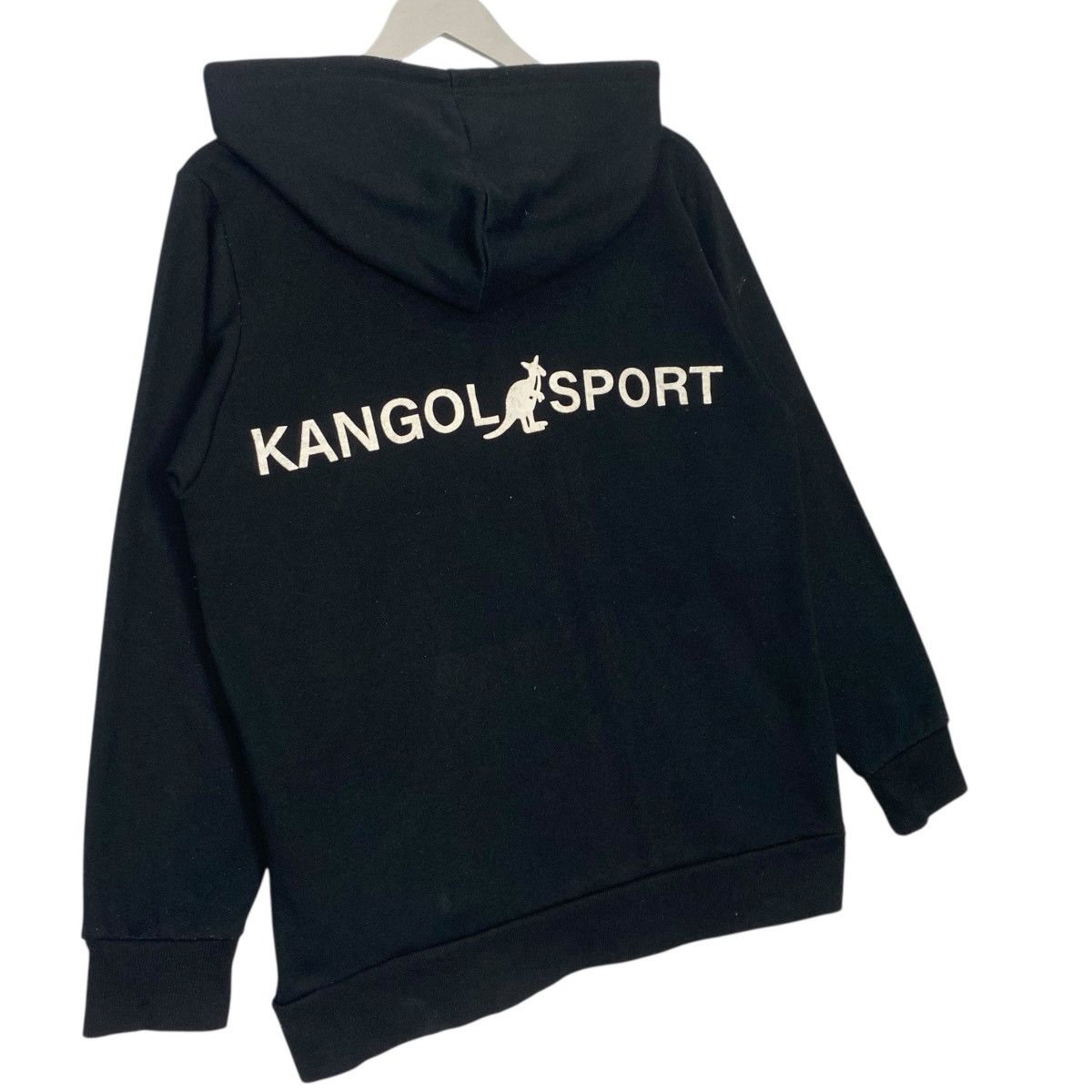 Vintage Vintage Kangol Embroidered Hoodie Black Pullover Jumper Sz M Size US M / EU 48-50 / 2 - 7 Thumbnail