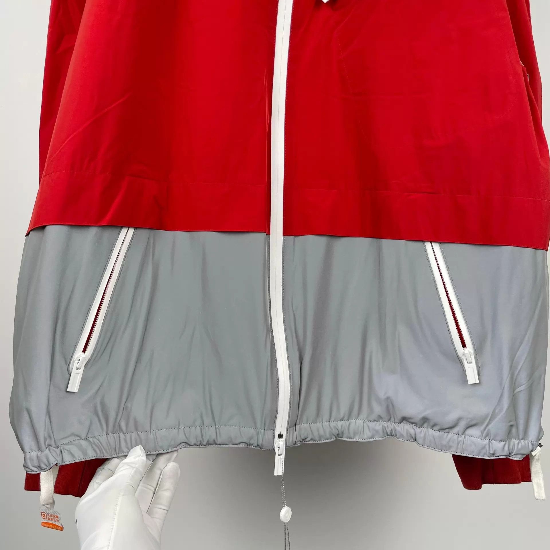 Hermes Hermes Cotton-Linen Color Blocked Jacket 52 Size US L / EU 52-54 / 3 - 9 Thumbnail