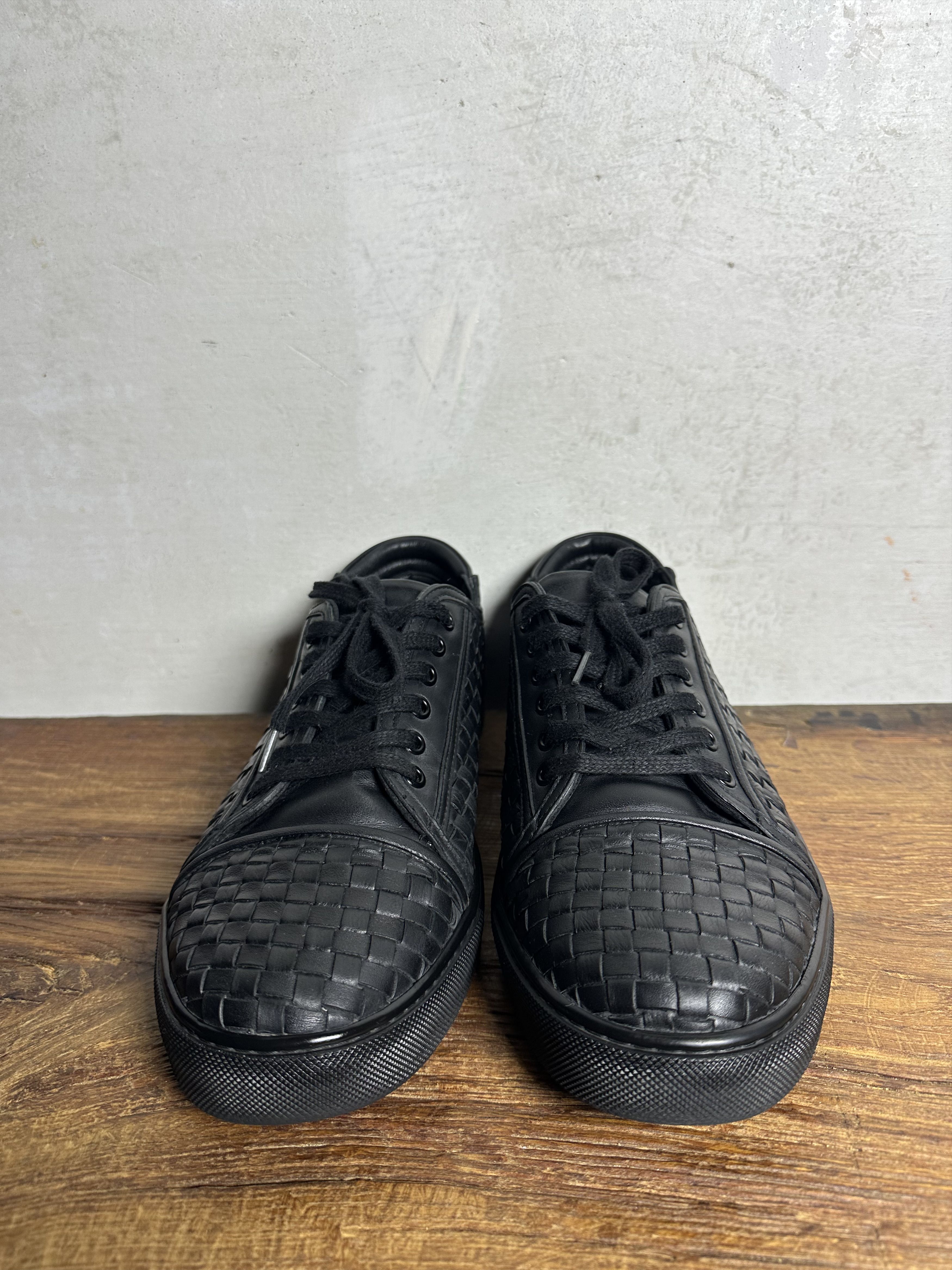 Handmade Custom Made Hypnoz Intrecciato Leather Sneakers Size US 11 / EU 44 - 6 Thumbnail