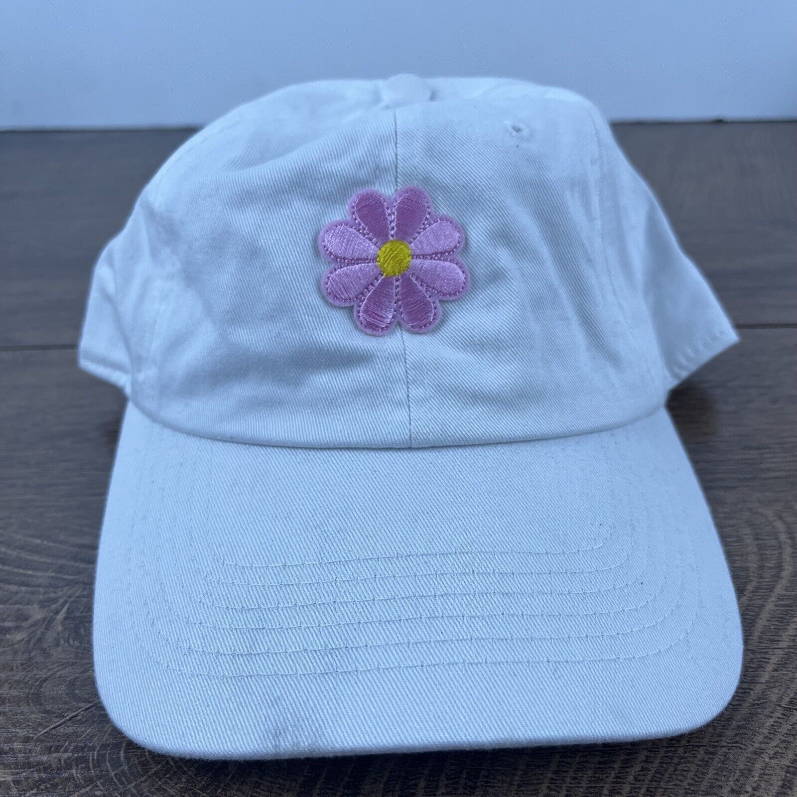 Other Pink Flower Hat Sunflower Adjustable Hat White Adjustable Ha Size ONE SIZE - 1 Thumbnail