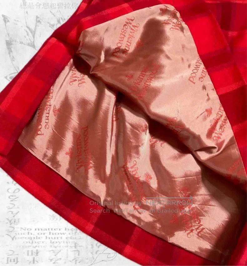 Vivienne Westwood Vivienne Westwood Red Plaid Pleated Skirt Size 26" / US 2 / IT 38 - 5 Thumbnail