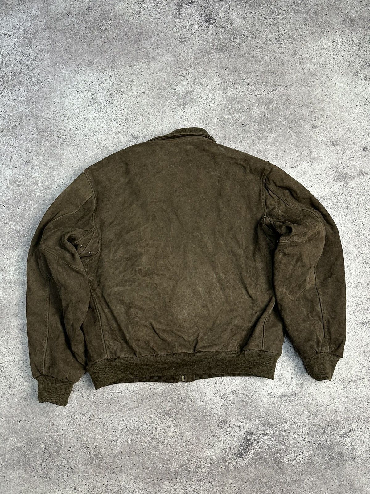 Chevignon × Vintage Vintage Chevignon Suede Leather Jacket Boxy Archival Aviator Size US L / EU 52-54 / 3 - 9 Thumbnail