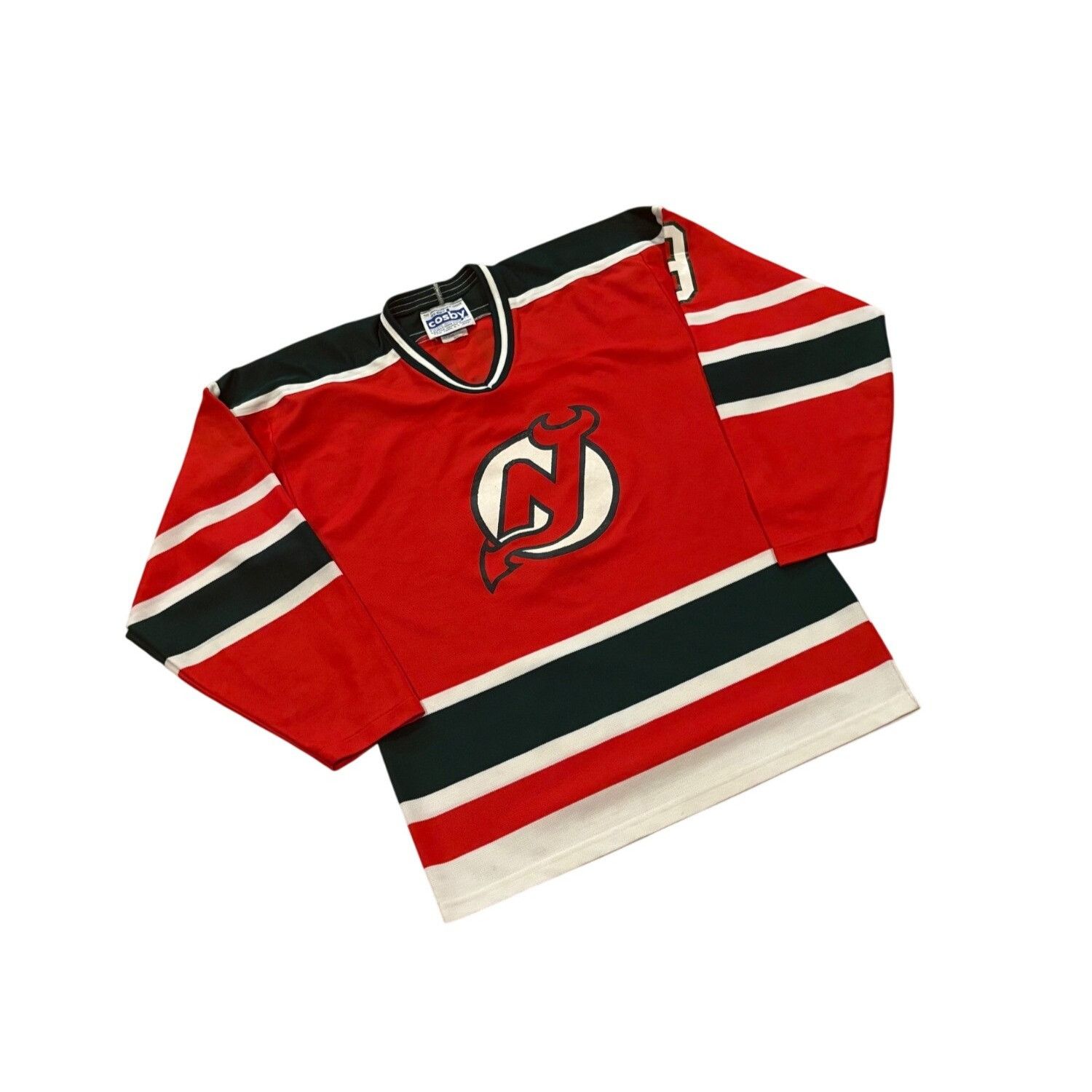 Ccm Vintage 80s Gerry Cosby CCM New Jersey Devils Kirk Muller #9 Size US M / EU 48-50 / 2 - 3 Thumbnail
