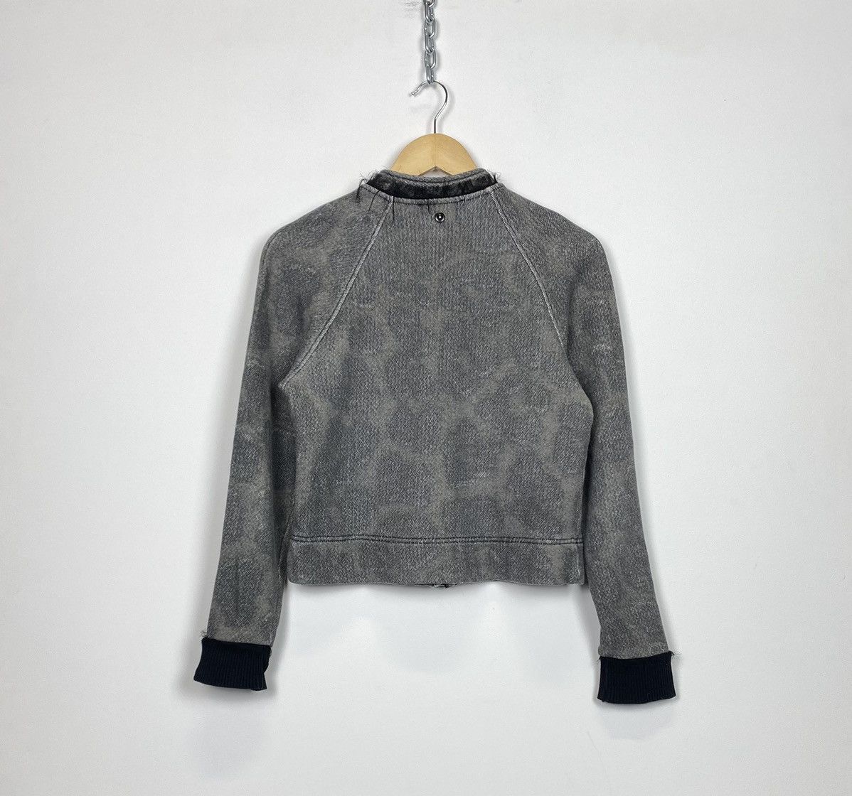 Hysteric Glamour Diesel Y2K Avant Garde Zip Up Jacket Washed Gray Streetwear Size L / US 10 / IT 46 - 7 Thumbnail