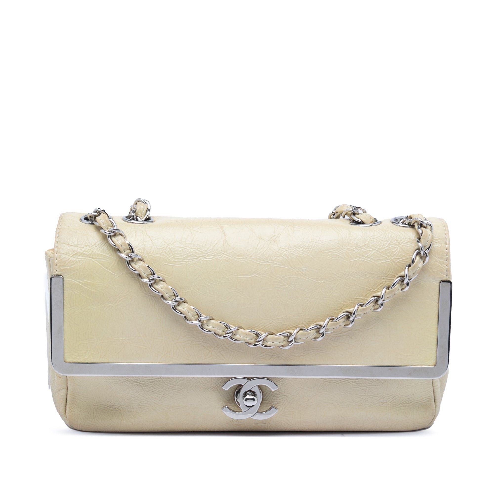 Chanel Small Distressed Patent Frame Single Flap Size ONE SIZE - 1 Thumbnail