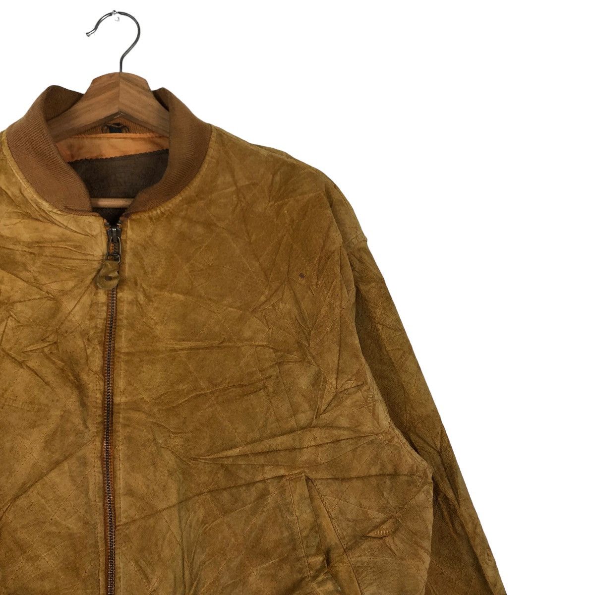 Japanese Brand 🔥Vintage Leather Jacket Biker Destination Japan Made Size US L / EU 52-54 / 3 - 6 Thumbnail