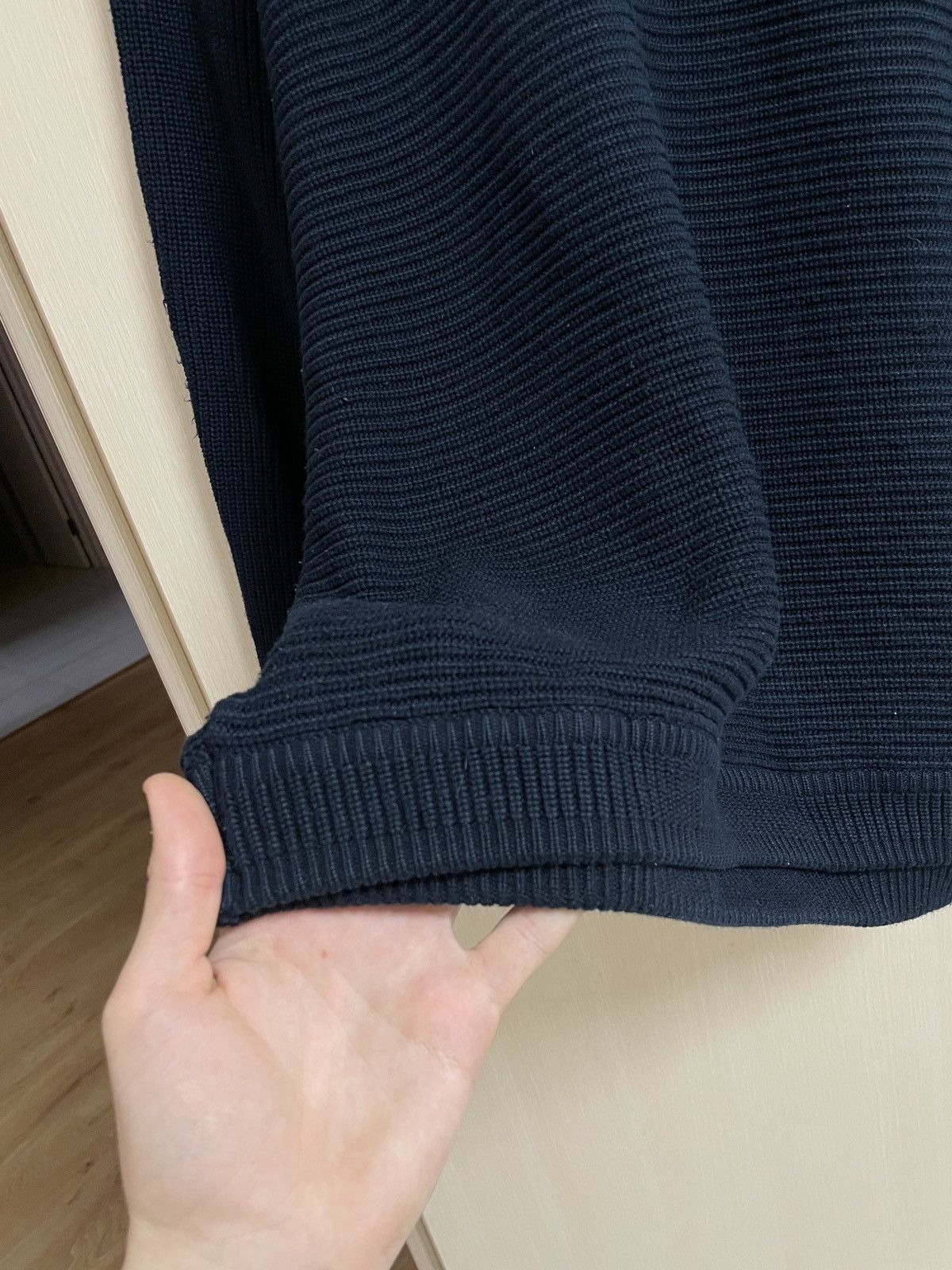 Carlo Colucci Vintage 90s Carlo Colucci Navy Blue Cotton Sweater Size XL Size US XL / EU 56 / 4 - 6 Thumbnail
