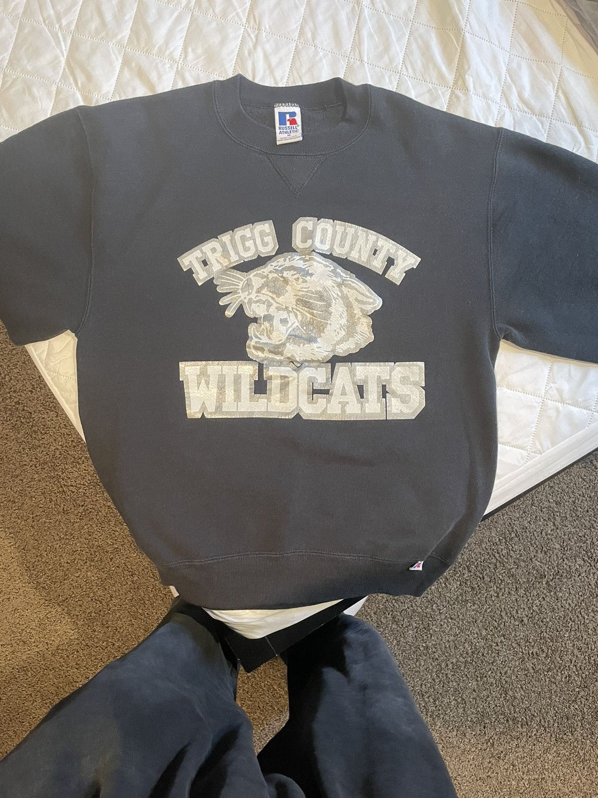 Russell Athletic Vintage School Sweatshirt Size US M / EU 48-50 / 2 - 1 Thumbnail