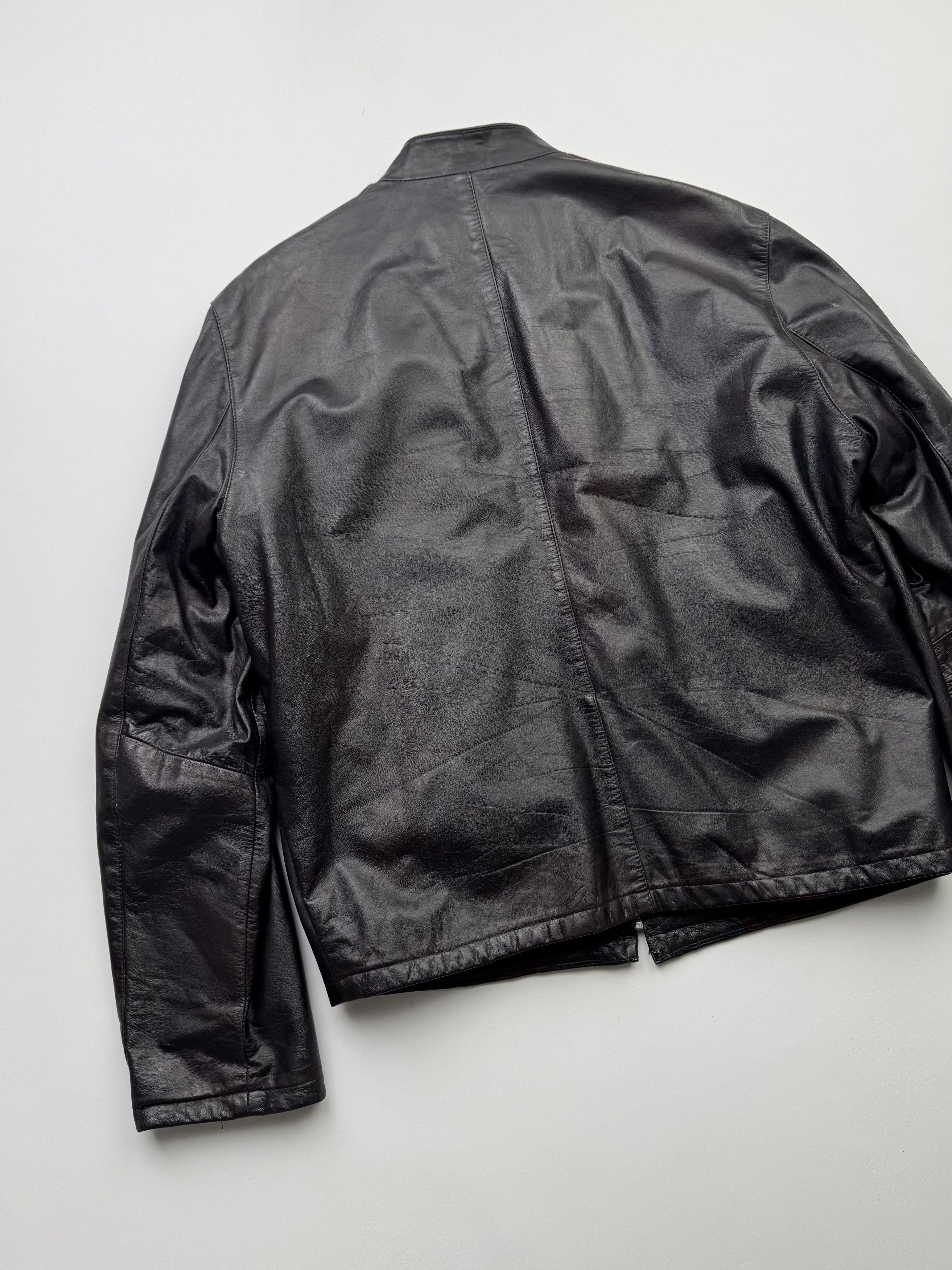 Vintage Vintage Leather Racing Style Jacket B503(V219)E2 Size US XXL / EU 58 / 5 - 12 Thumbnail