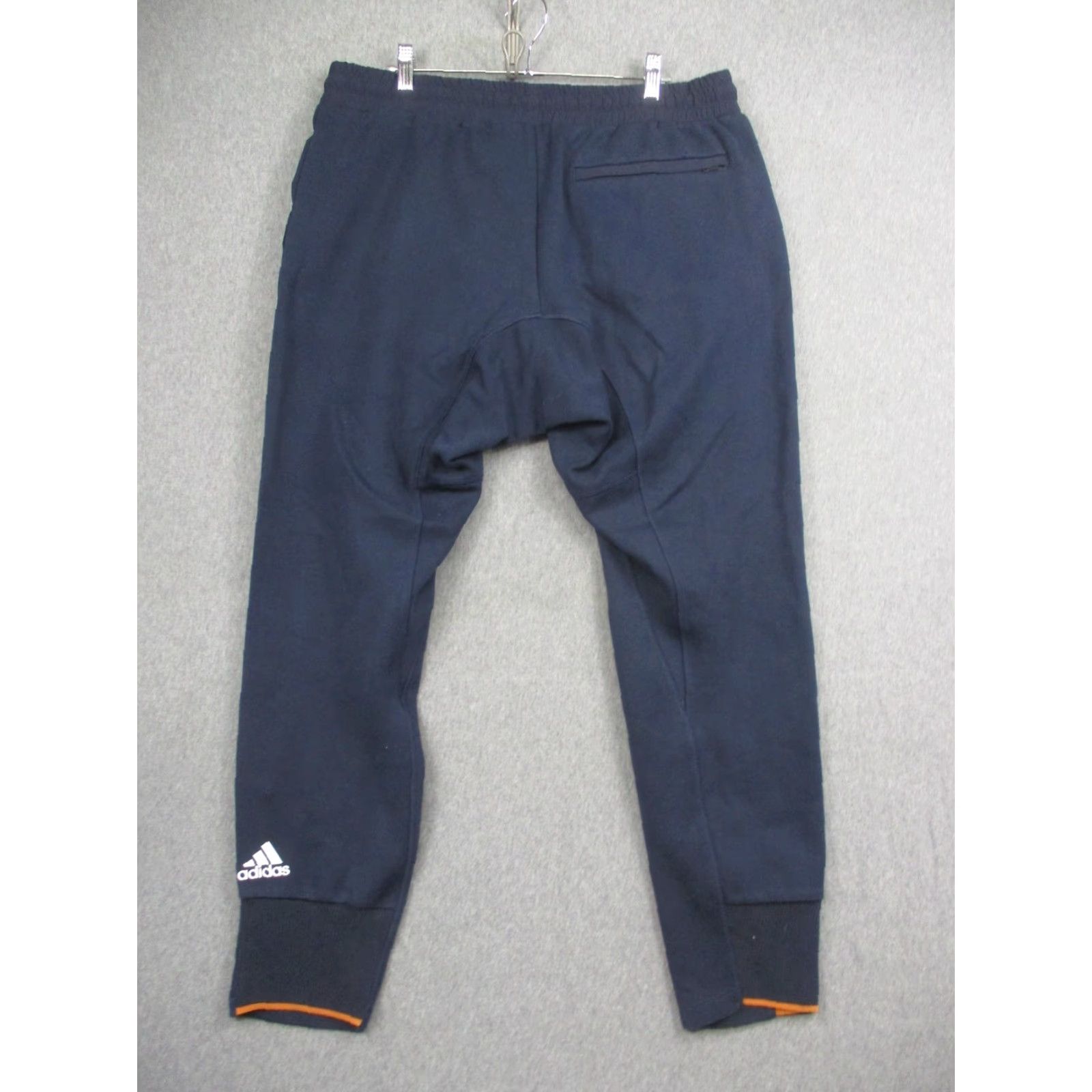 Adidas Adidas Pants Mens XL Joggers Athletic Tapered DX7956 Cuffed Navy Blue Sports Everydaywear Mens Size US 36 / EU 52 - 6 Thumbnail