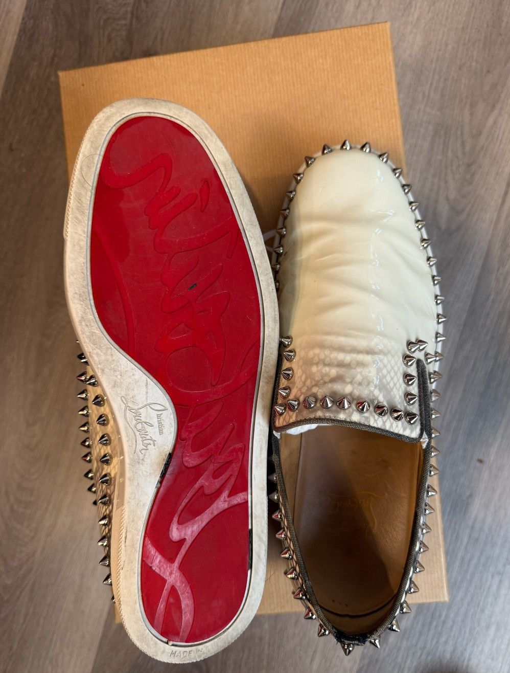 Christian Louboutin Christian Louboutin spike studs Snake Pattern Size US 7 / EU 40 - 6 Thumbnail