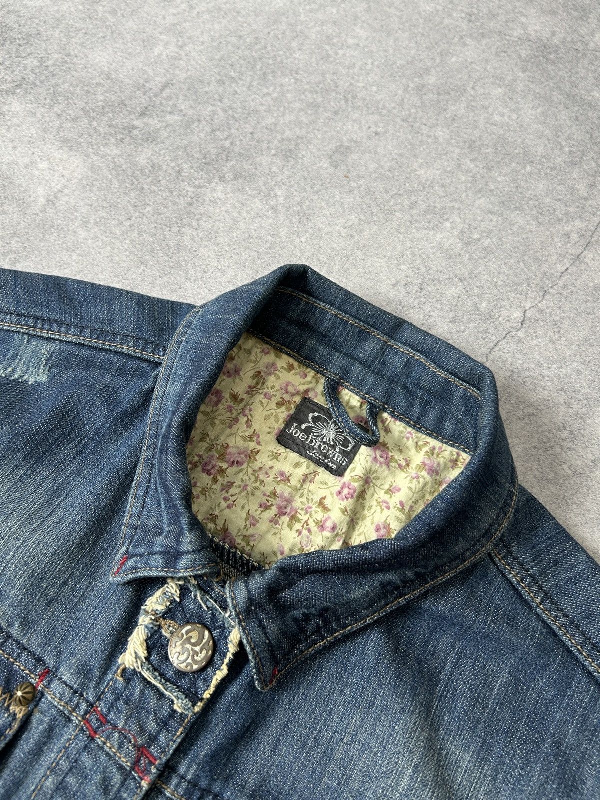 Japanese Brand Joe Browns vintage women’s Japanese style denim jacket Size M / US 6-8 / IT 42-44 - 5 Thumbnail