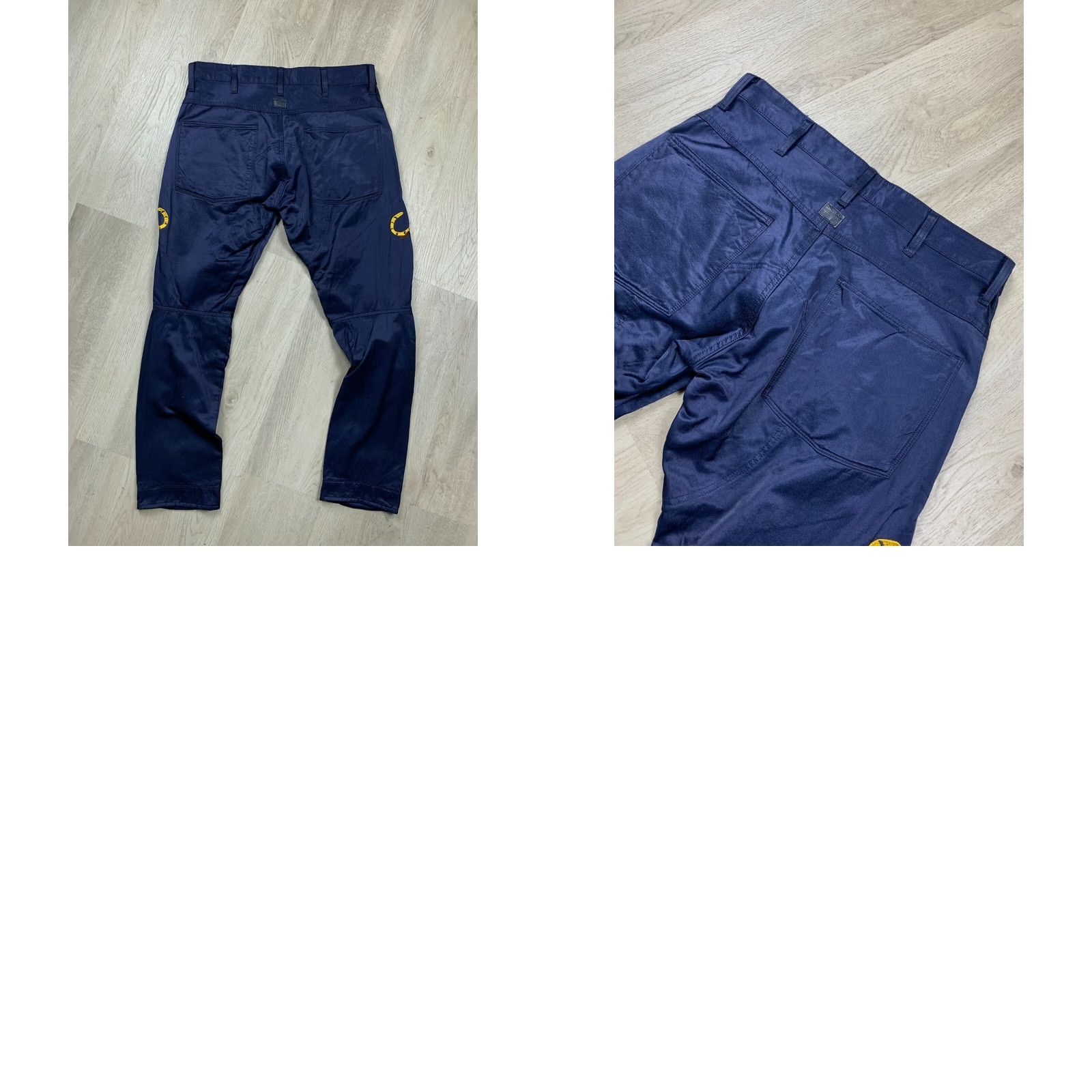 G-Star Pharrell x G Star Raw Jeans Tiger Logo Double Knee Jeans Size 32, NWOT, Blue, 3D Tapered, 32 Inseam, Regular Fit, Men Size US 32 / EU 48 - 8 Thumbnail