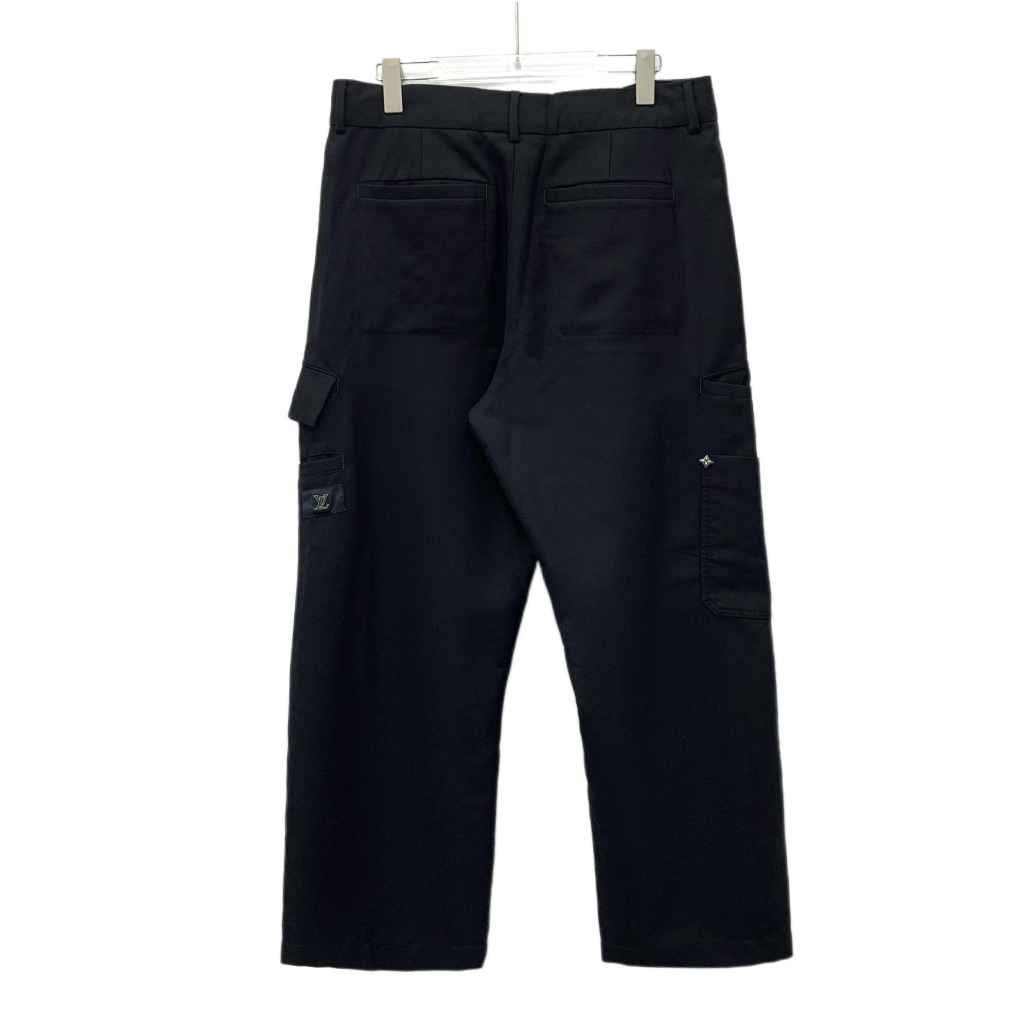 Louis Vuitton LOUIS VUITTON Black Wool Cargo Pants Size 52 Italian Made De Size US 36 / EU 52 - 8 Thumbnail