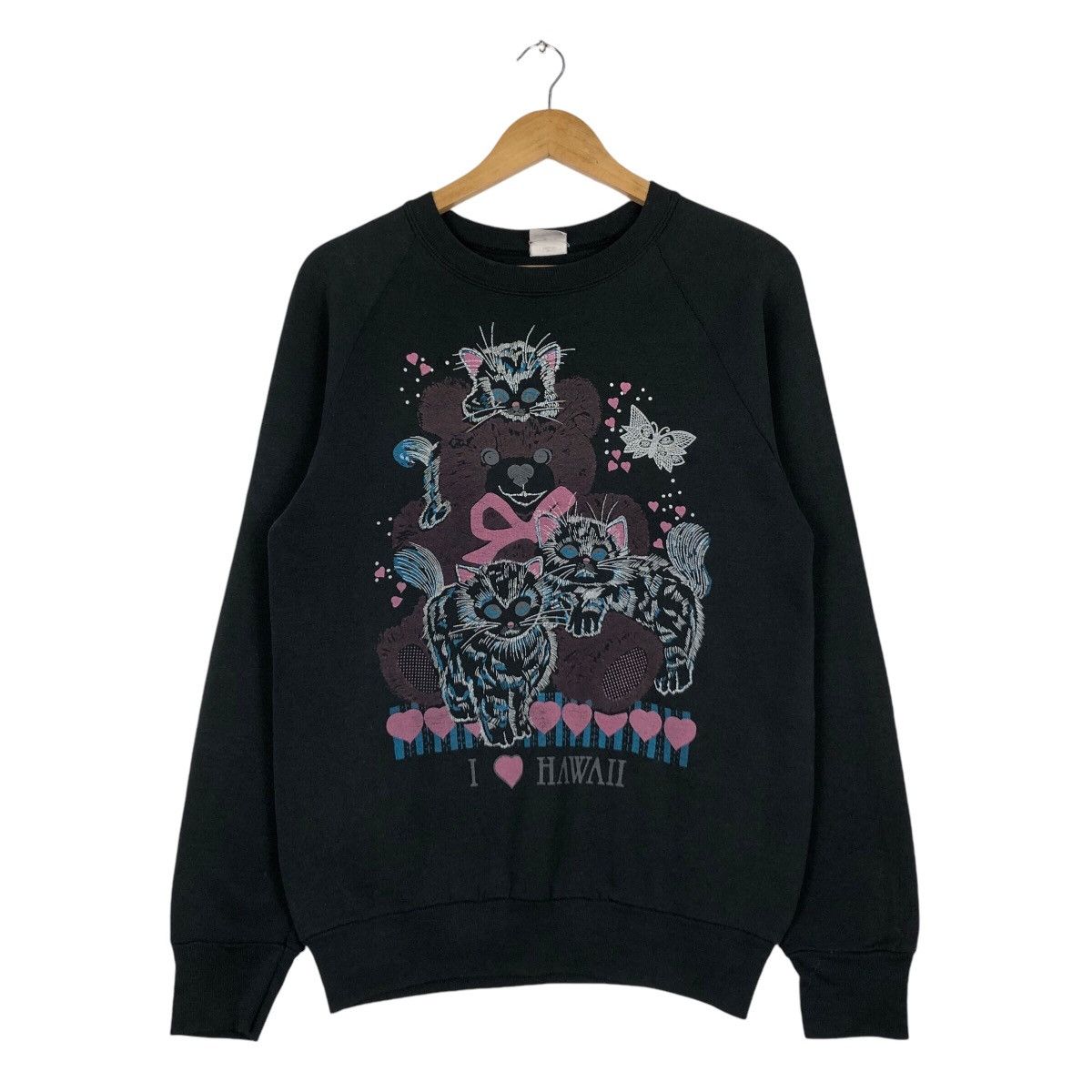 Fruit Of The Loom × Vintage Vintage Hawaii Cat Lover Sweatshirt Medium #A1 Size US M / EU 48-50 / 2 - 1 Thumbnail