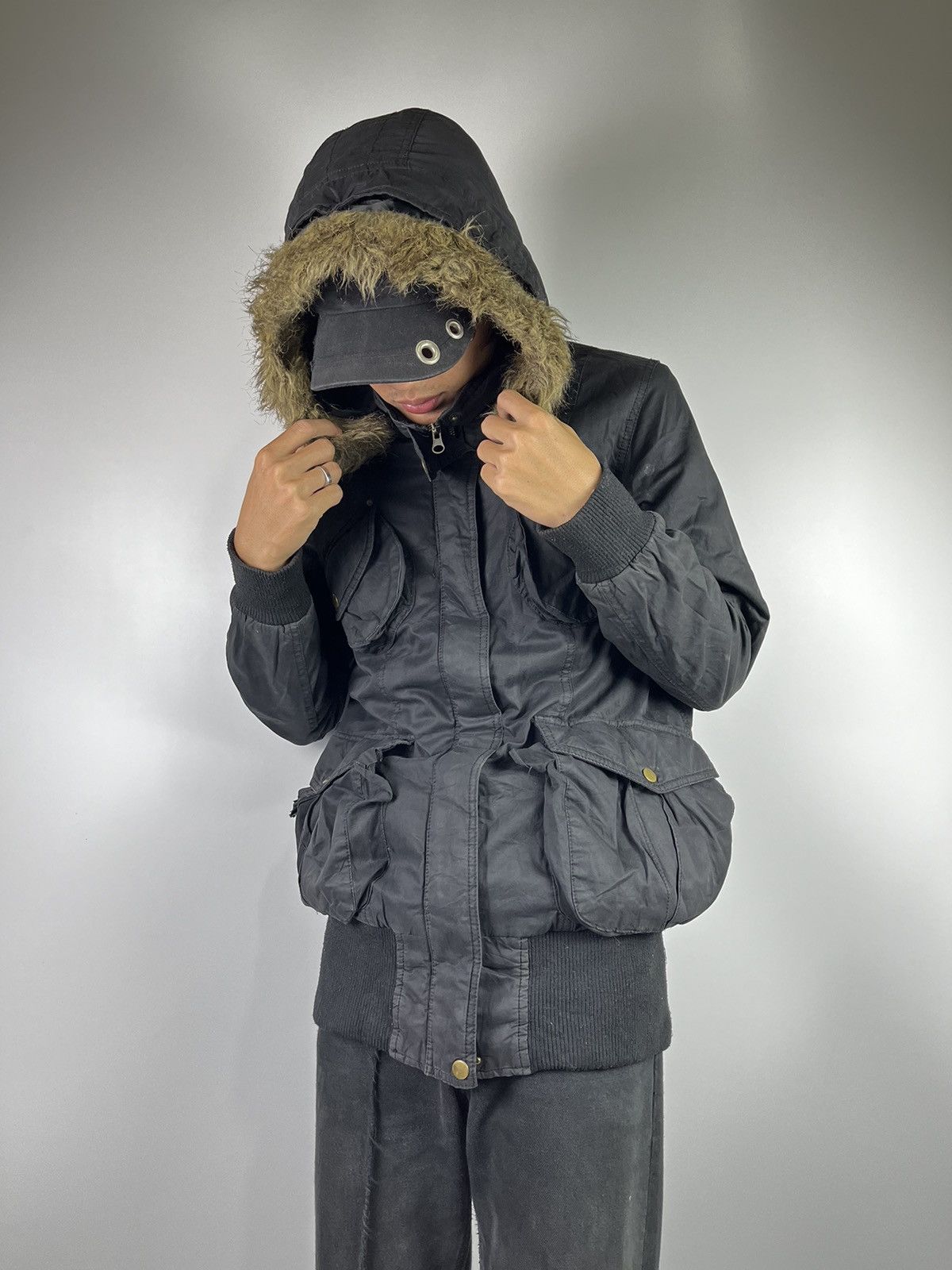 If Six Was Nine Fur bono jacket riche glamour ifsixwasnine lgb style Size US M / EU 48-50 / 2 - 2 Thumbnail