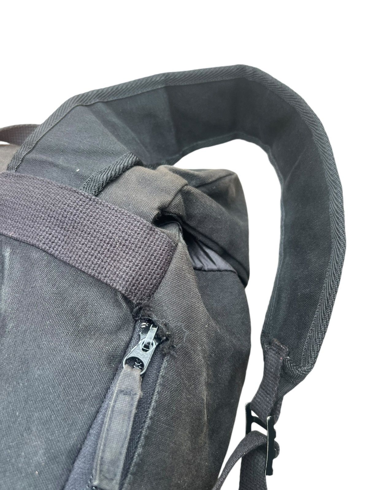 Vintage 6Shiki Japan Sun Fade Black Canvas Backpack Bag Size ONE SIZE - 24 Thumbnail
