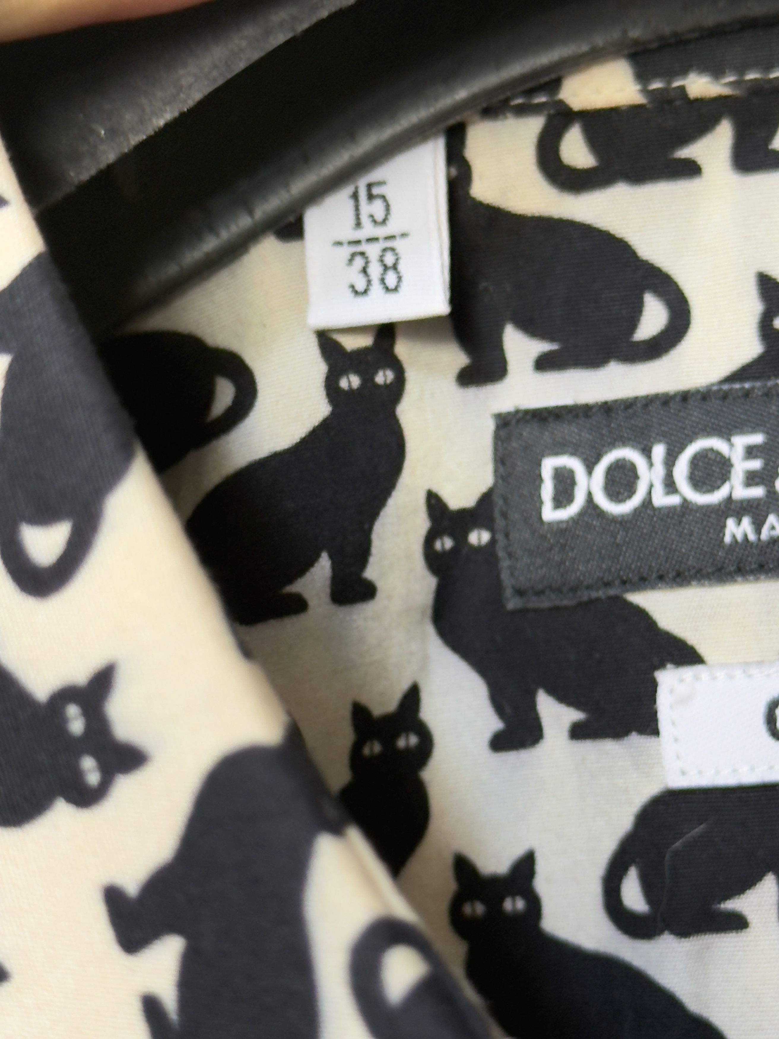 Dolce & Gabbana 🔥 Dolce gabbana shirt black cat print size S Size US S / EU 44-46 / 1 - 7 Thumbnail
