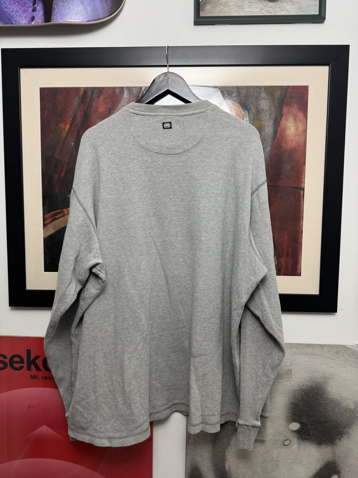 Ecko Unltd. Ecko Unltd. Vintage Y2k Thermal Waffle Longsleeve Rap Rare Size US XXL / EU 58 / 5 - 3 Thumbnail