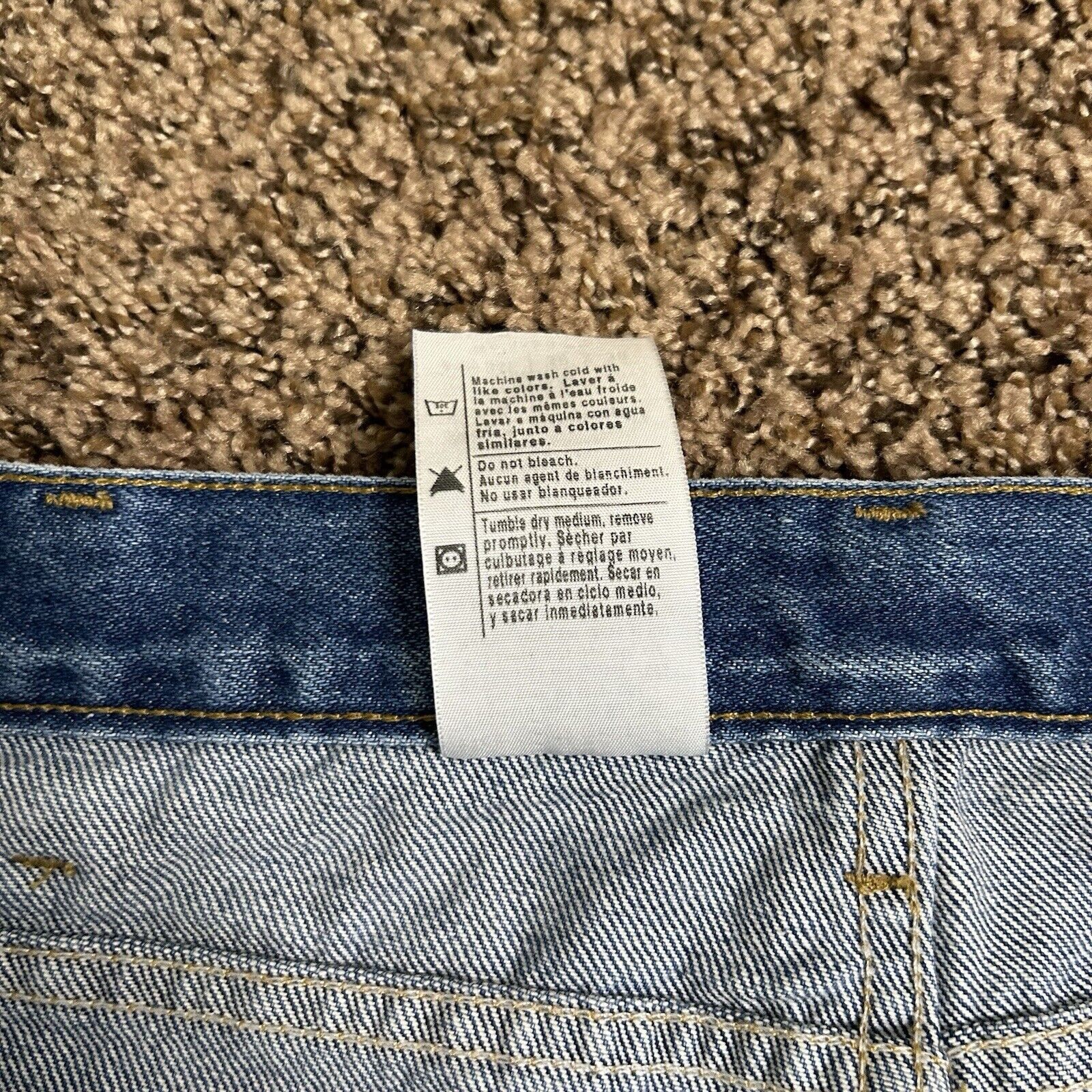 Carhartt Carhartt B160 DST Jeans 36x30 Relaxed Fit Straight Leg Denim Size US 36 / EU 52 - 7 Thumbnail