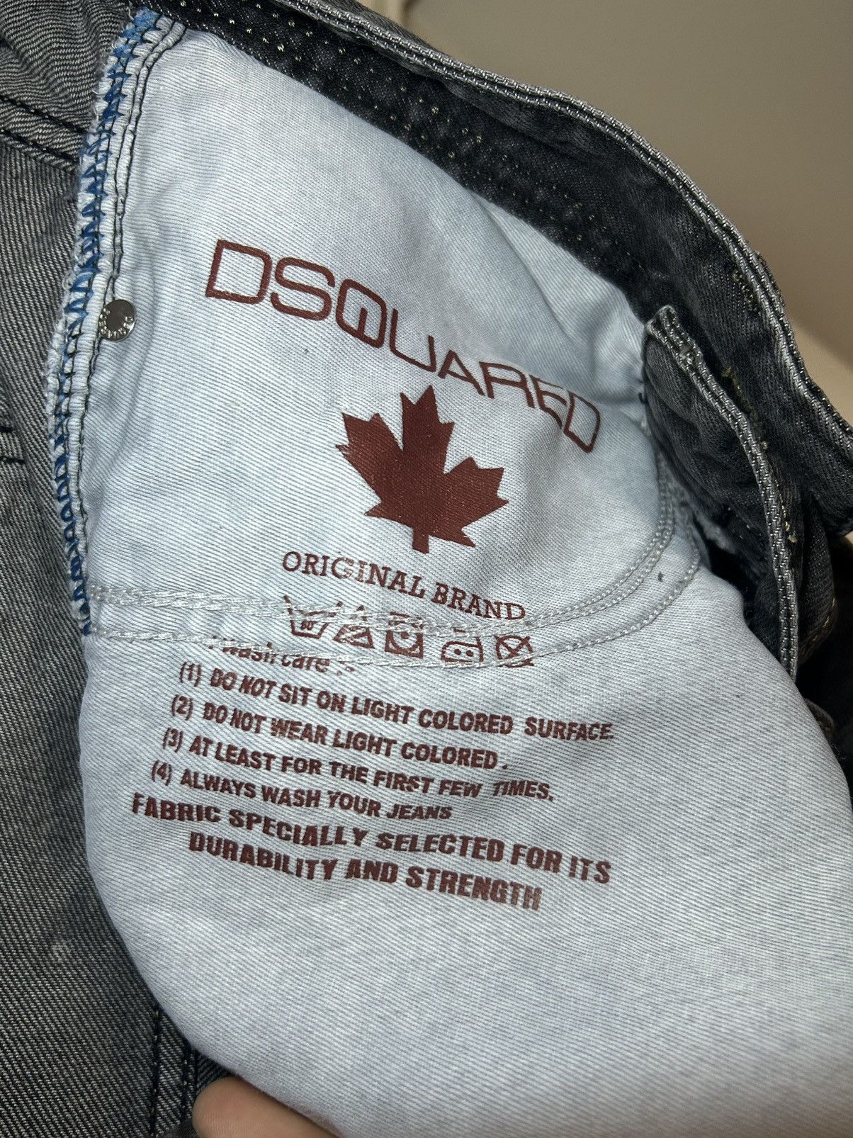 Dsquared2 Dsquared2 loose straight-cut distressed paint splatter jeans Size US 32 / EU 48 - 11 Thumbnail