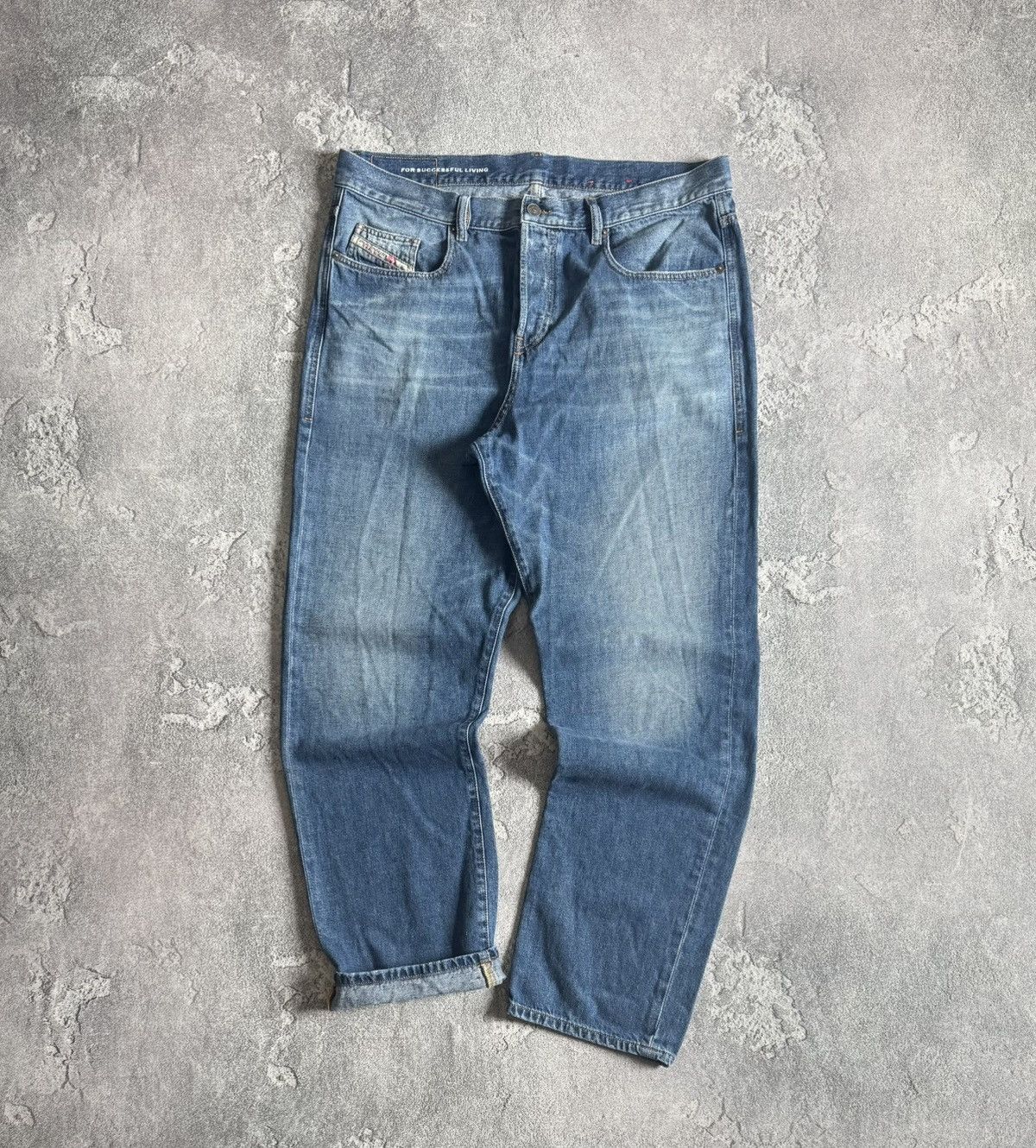 Other Diesel 36/32 2020 D-Viker baggy denim trouser Jean pant Y2K Size US 36 / EU 52 - 6 Thumbnail