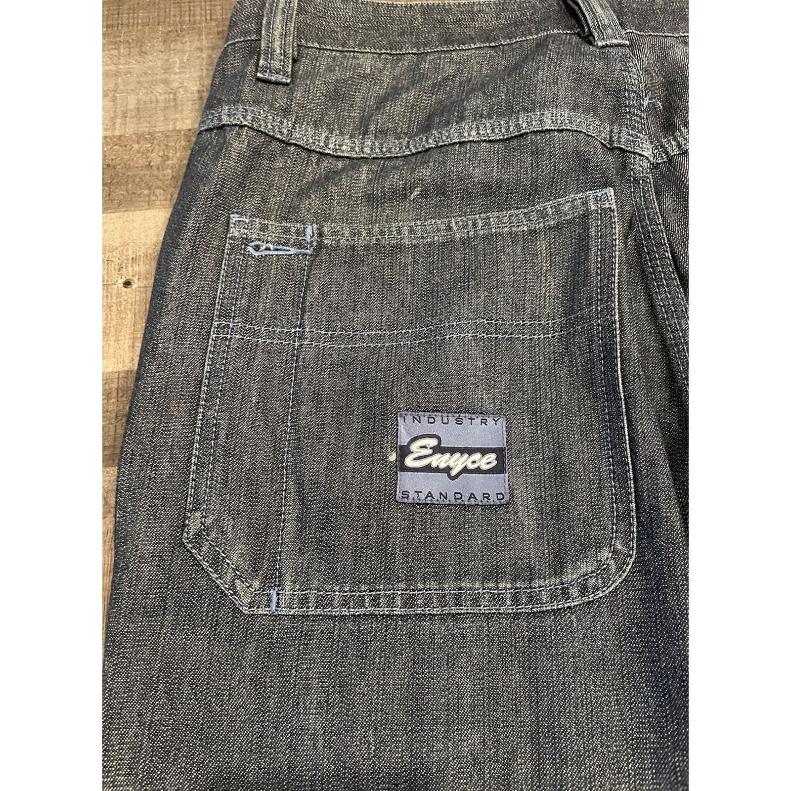 Enyce VINTAGE ENYCE Jeans Mens 34x32 Blue Wide-Leg Baggy Hip Hop Y2K Skate 90s Womens Size US 34 / EU 50 - 3 Thumbnail